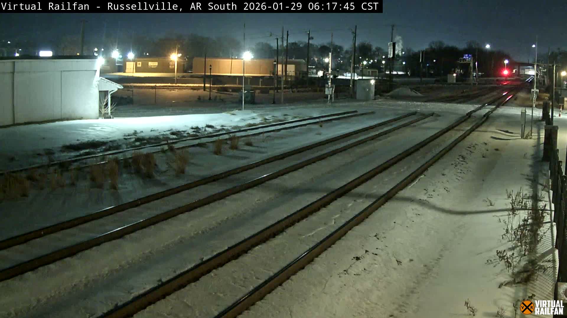 Russellville Railroad Crossing Junction Live Cam - Russellville, Pope, Arkansas, USA 
