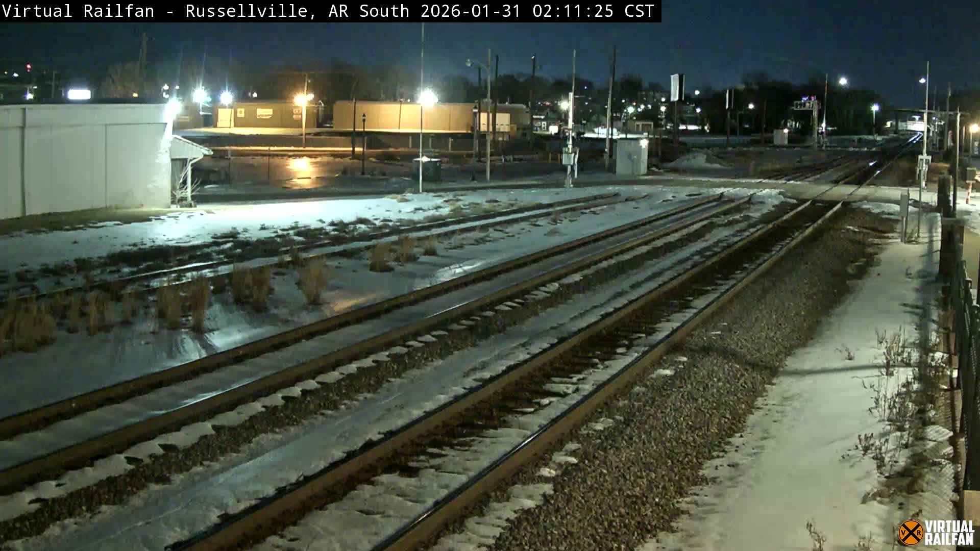 Russellville Railroad Crossing Junction Live Cam - Russellville, Pope, Arkansas, USA 