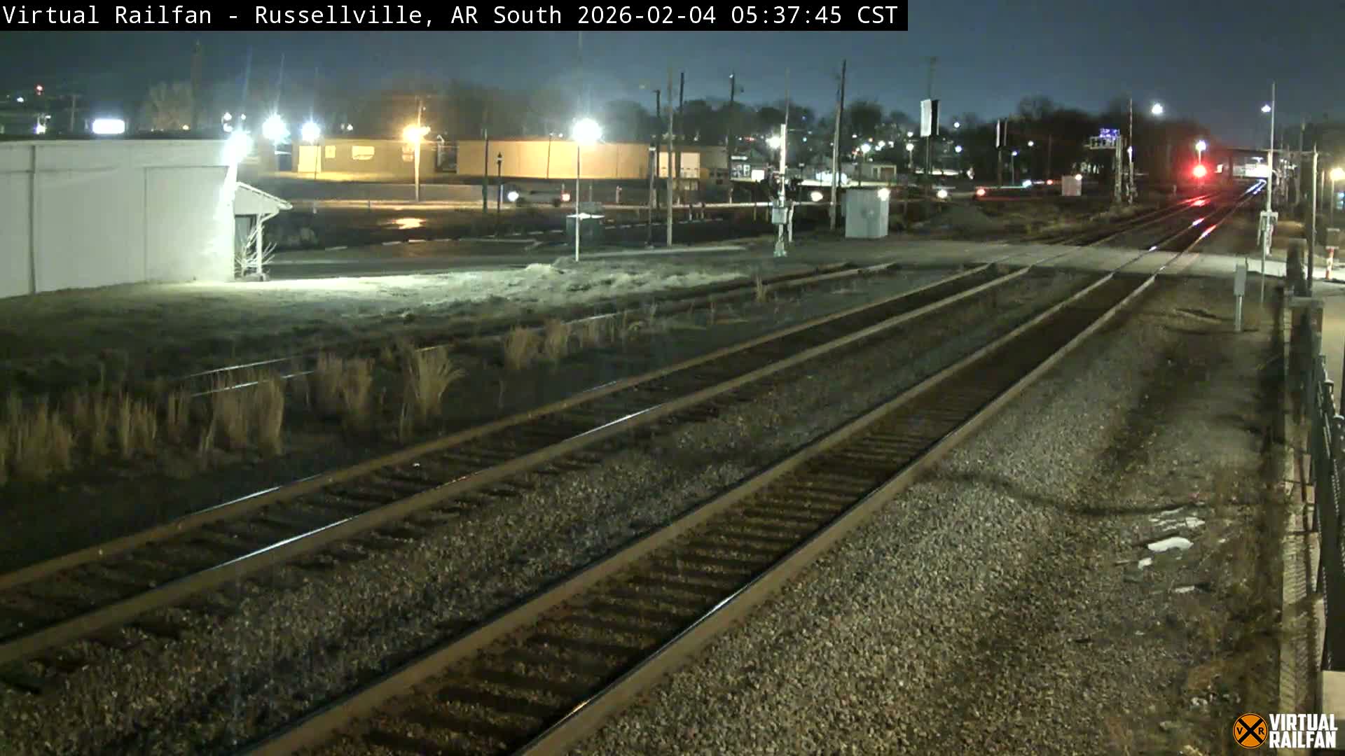Russellville Railroad Crossing Junction Live Cam - Russellville, Pope, Arkansas, USA 