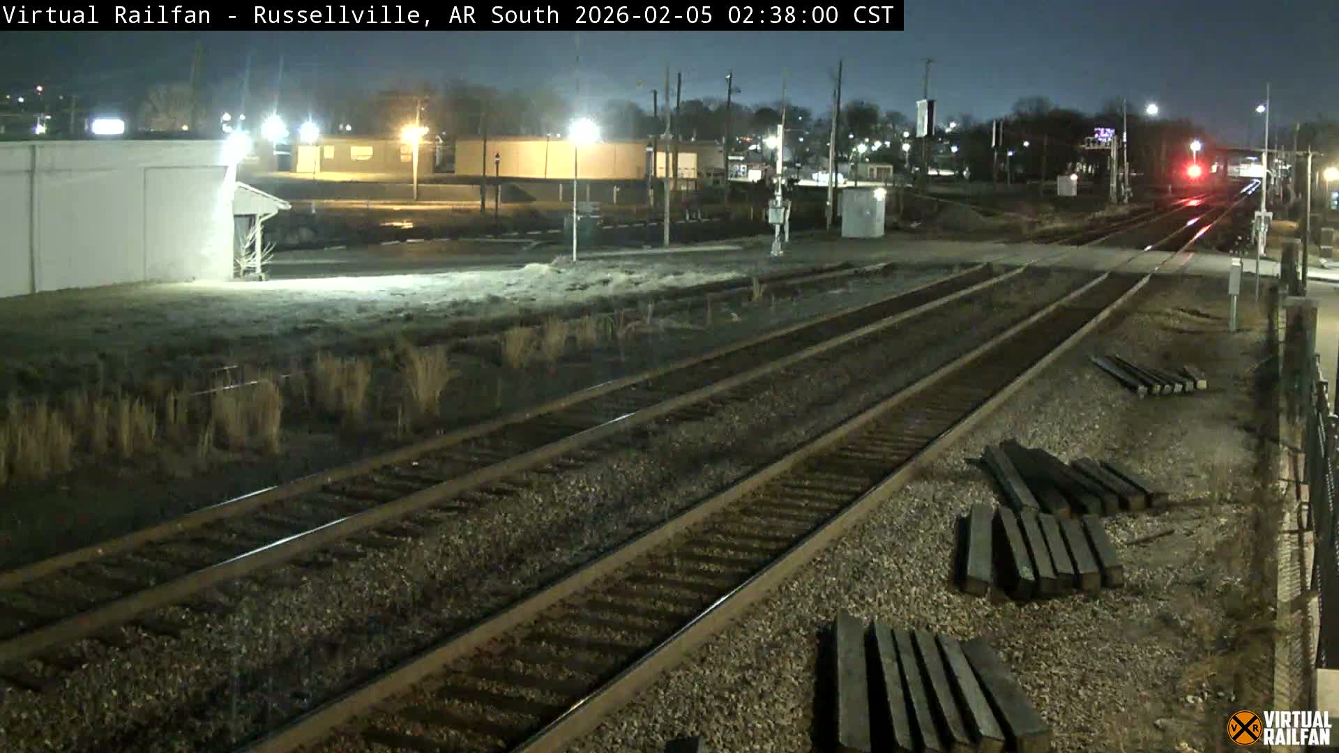 Russellville Railroad Crossing Junction Live Cam - Russellville, Pope, Arkansas, USA 