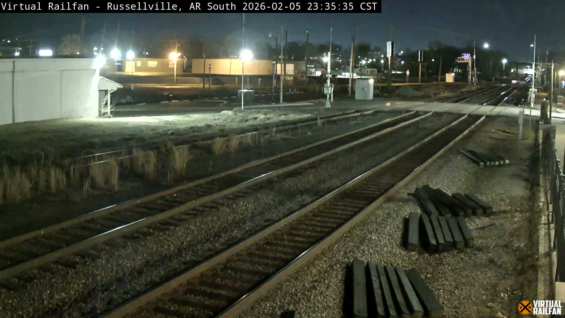 Russellville Railroad Crossing Junction Live Cam - Russellville, Pope, Arkansas, USA 