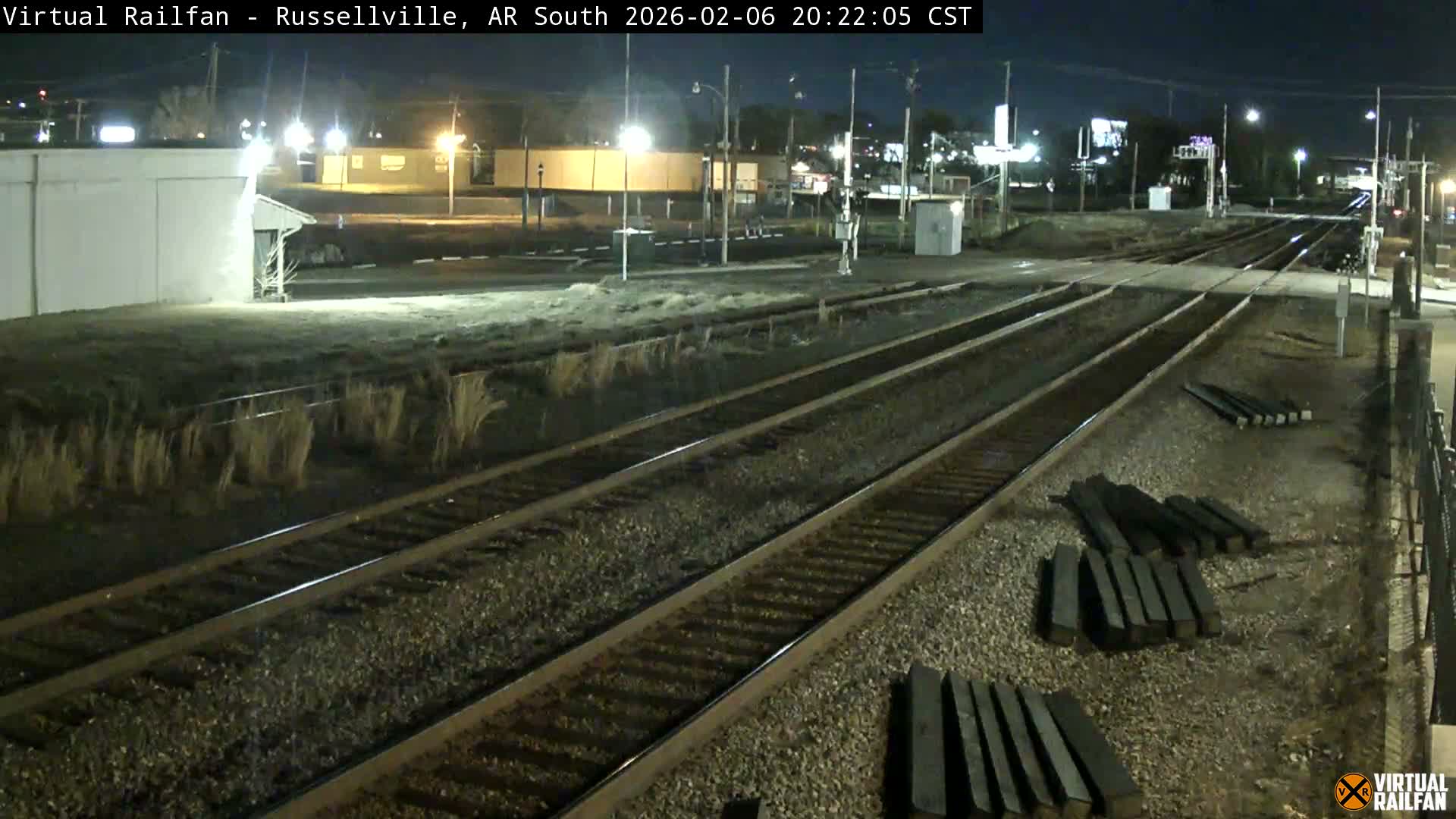 Russellville Railroad Crossing Junction Live Cam - Russellville, Pope, Arkansas, USA 