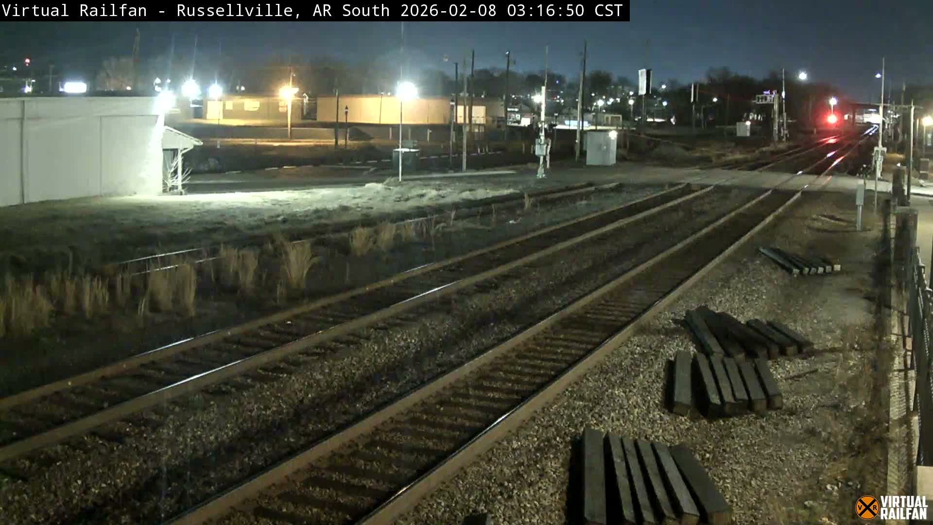 Russellville Railroad Crossing Junction Live Cam - Russellville, Pope, Arkansas, USA 