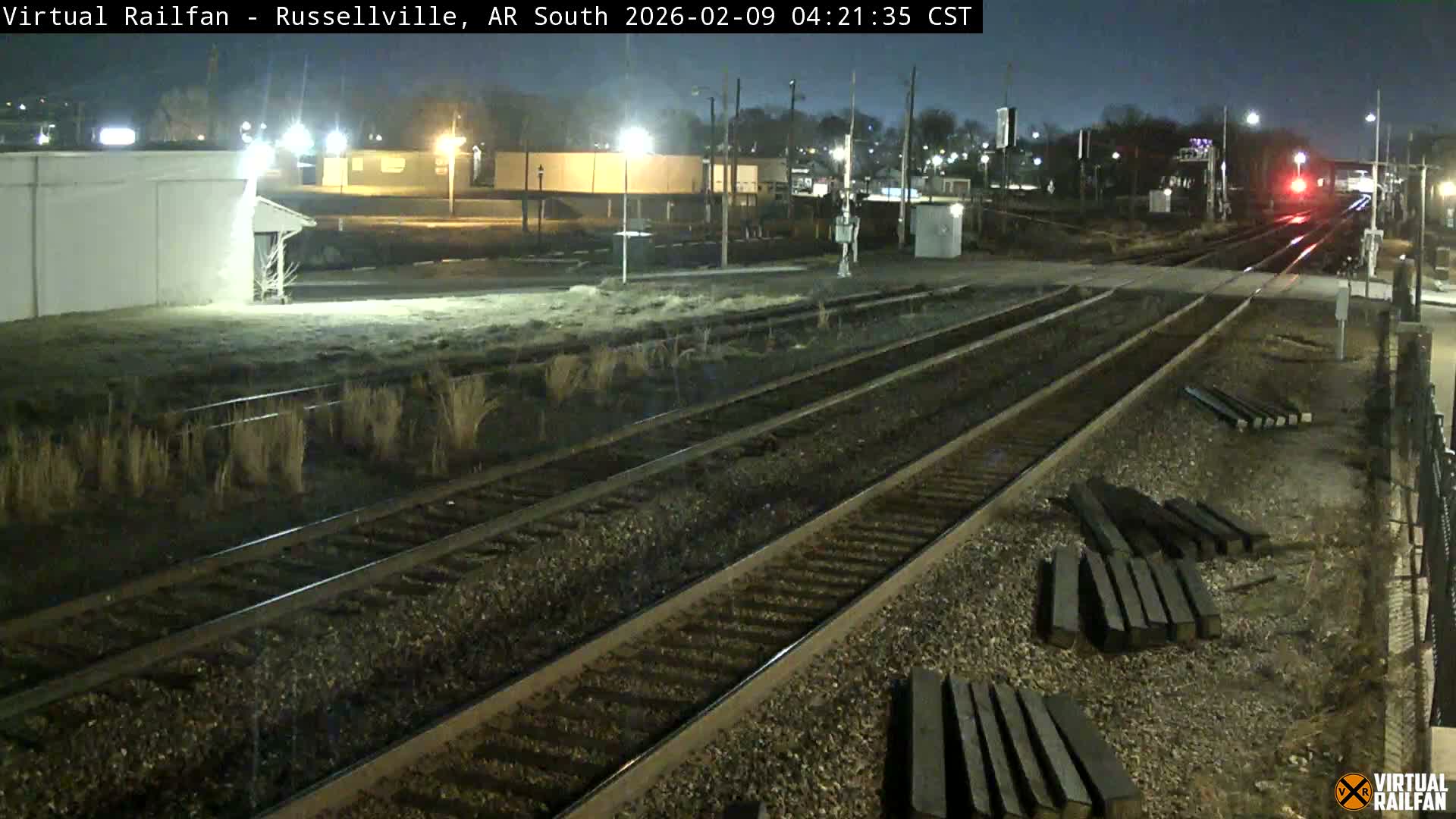 Russellville Railroad Crossing Junction Live Cam - Russellville, Pope, Arkansas, USA 