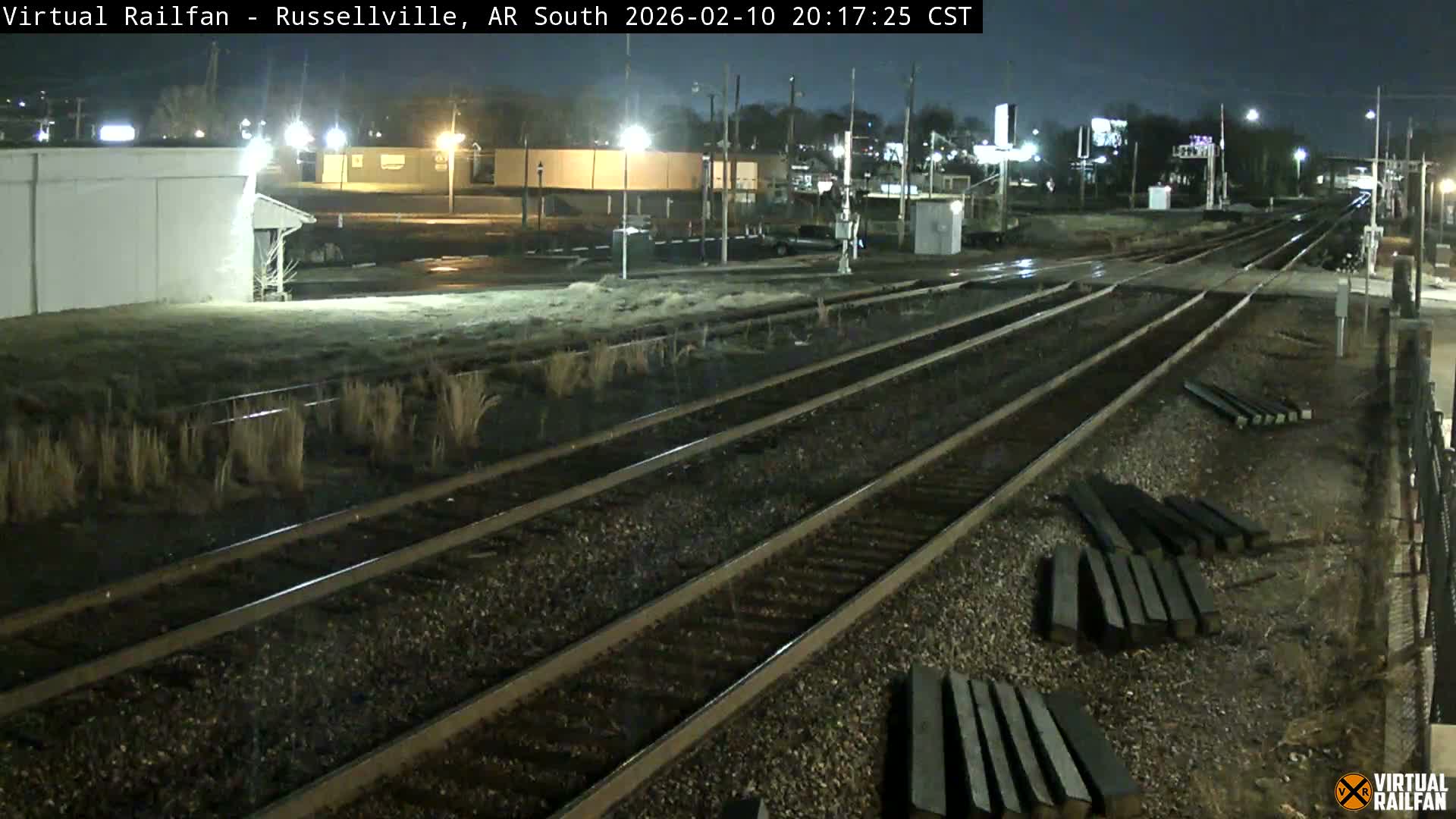 Russellville Railroad Crossing Junction Live Cam - Russellville, Pope, Arkansas, USA 