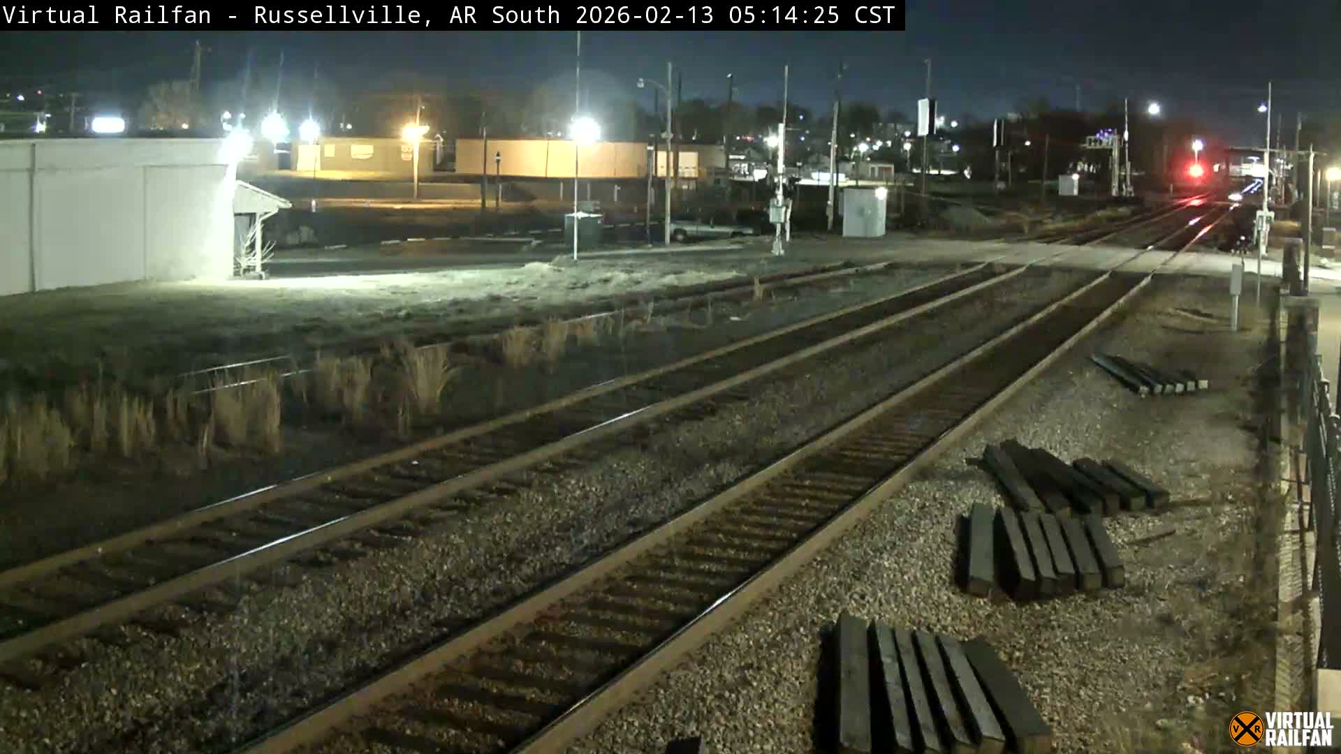 Russellville Railroad Crossing Junction Live Cam - Russellville, Pope, Arkansas, USA 