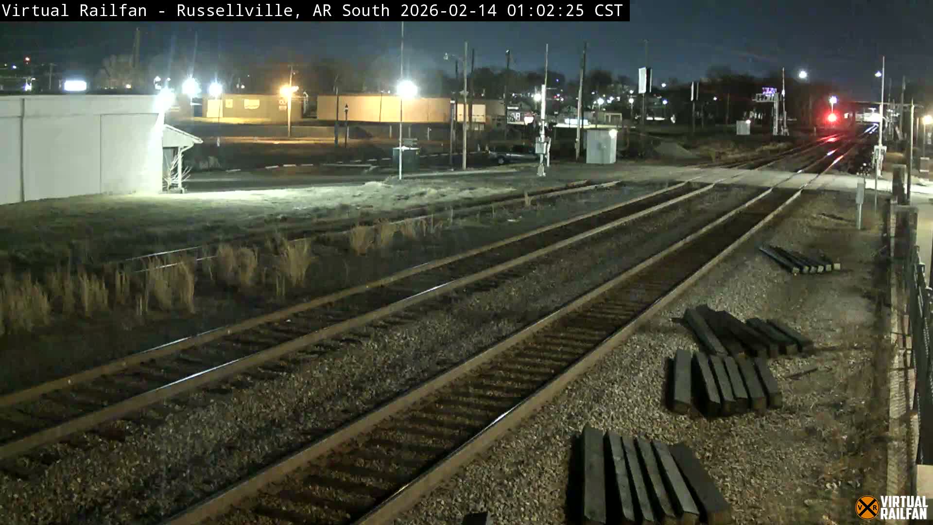 Russellville Railroad Crossing Junction Live Cam - Russellville, Pope, Arkansas, USA 