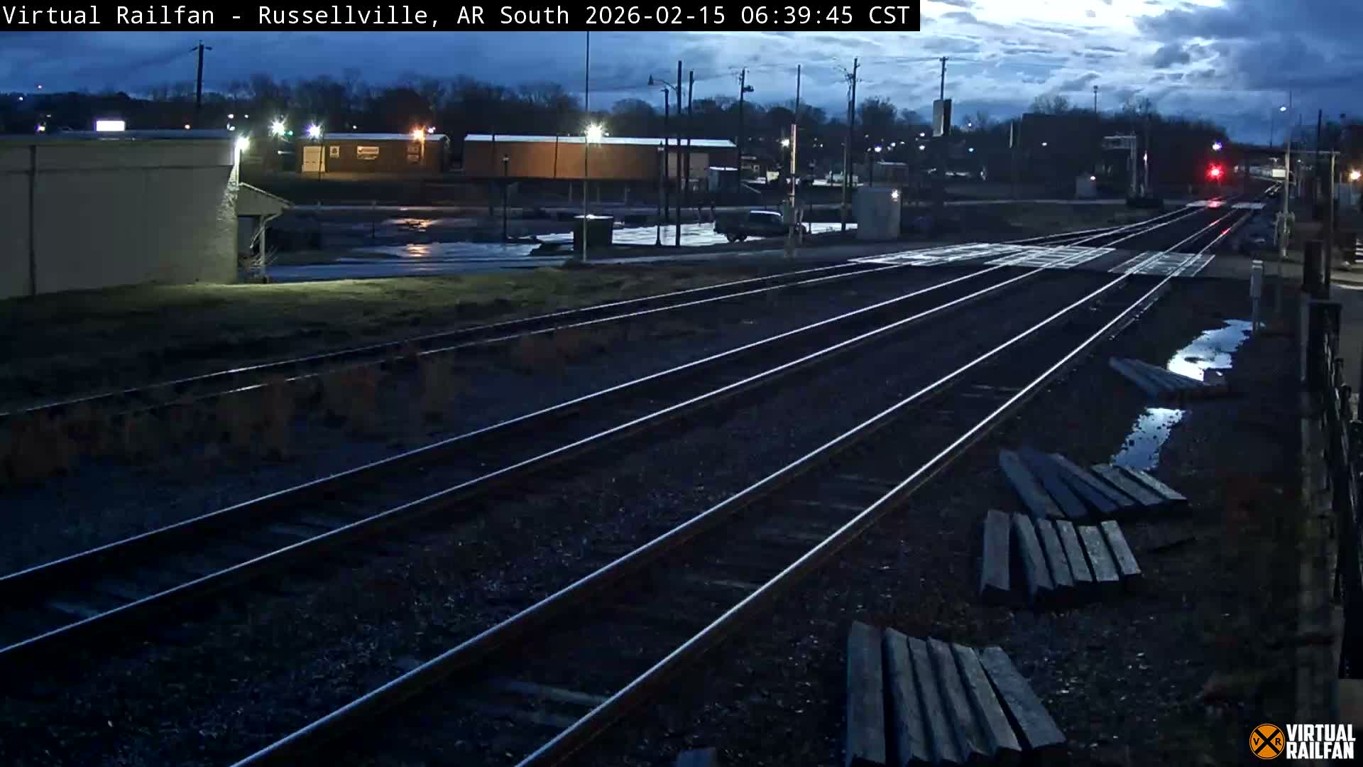 Russellville Railroad Crossing Junction Live Cam - Russellville, Pope, Arkansas, USA 