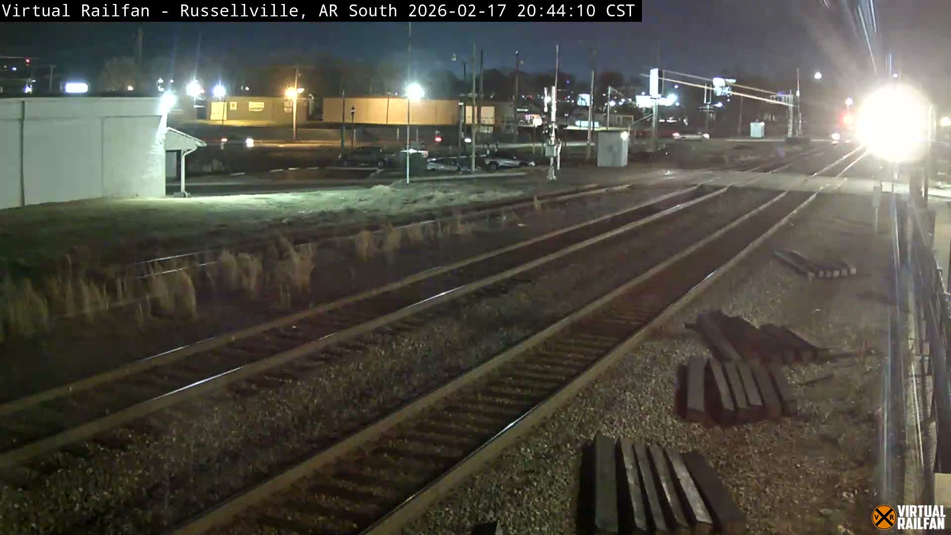 Russellville Railroad Crossing Junction Live Cam - Russellville, Pope, Arkansas, USA 
