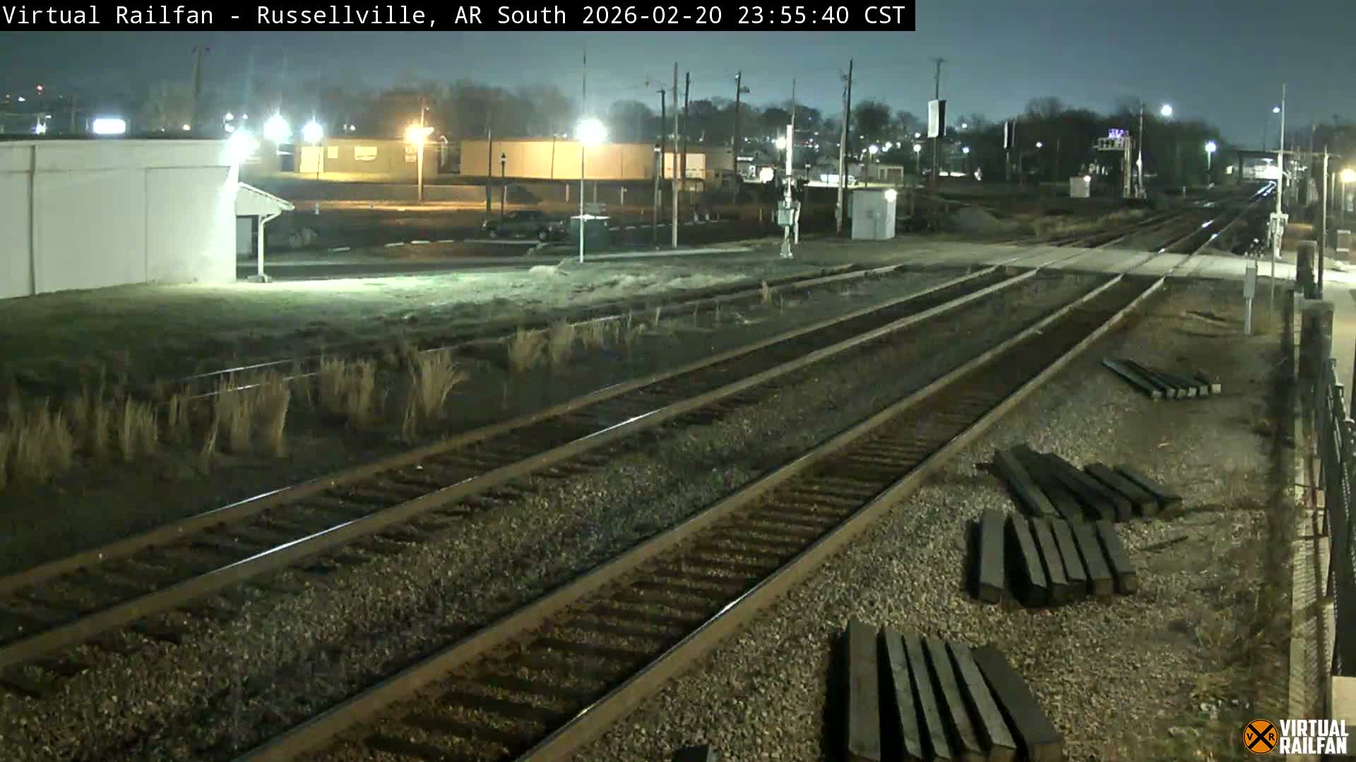 Russellville Railroad Crossing Junction Live Cam - Russellville, Pope, Arkansas, USA 