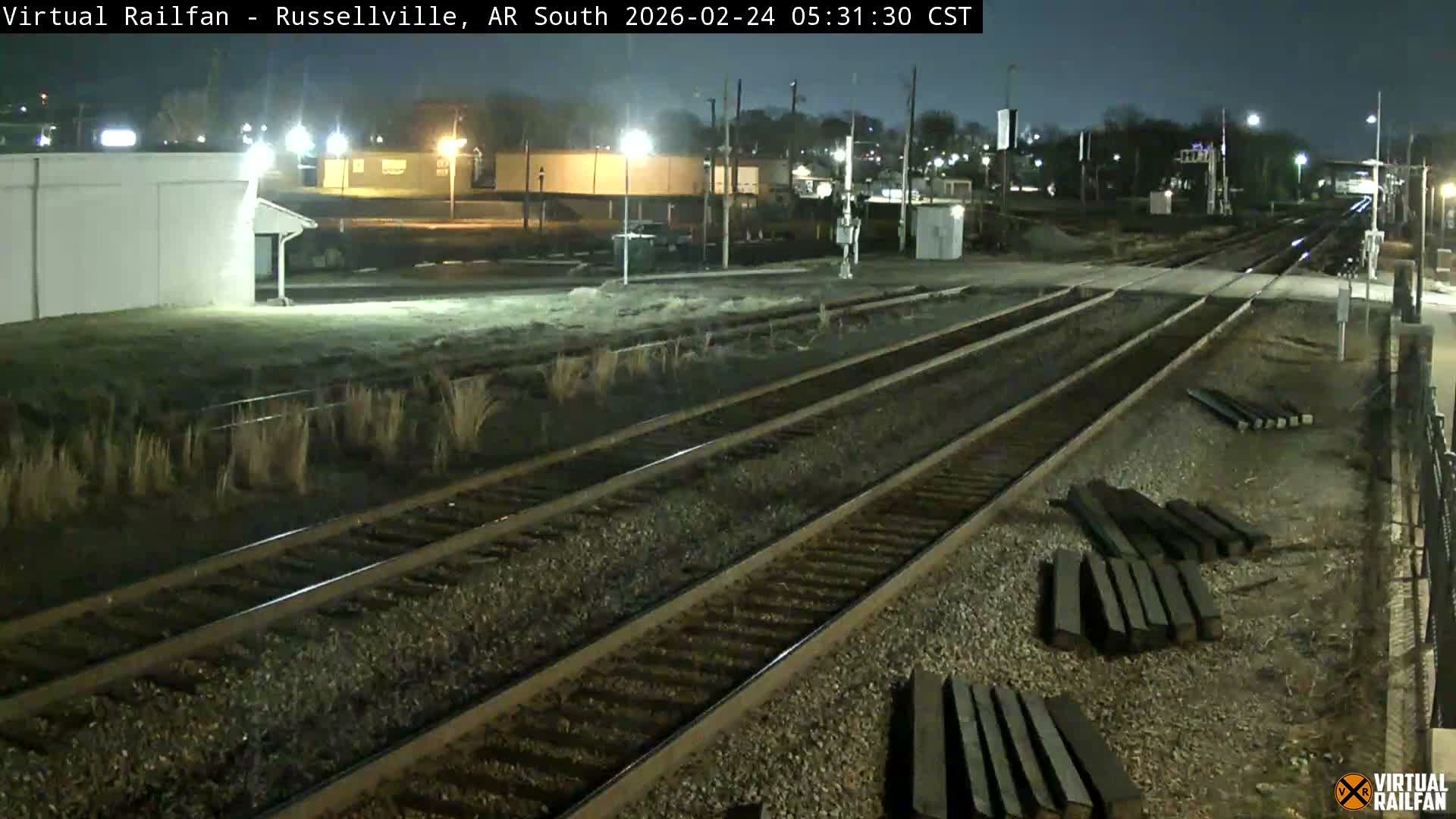 Russellville Railroad Crossing Junction Live Cam - Russellville, Pope, Arkansas, USA 