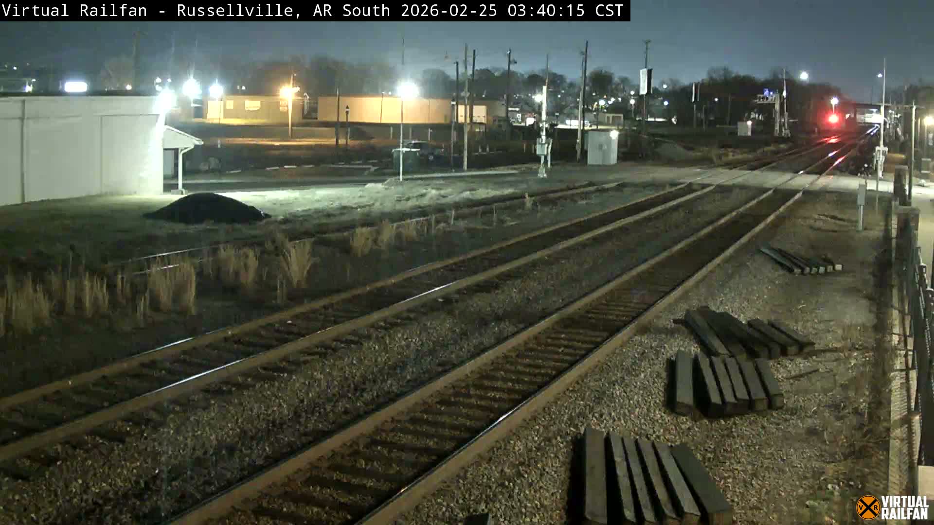 Russellville Railroad Crossing Junction Live Cam - Russellville, Pope, Arkansas, USA 