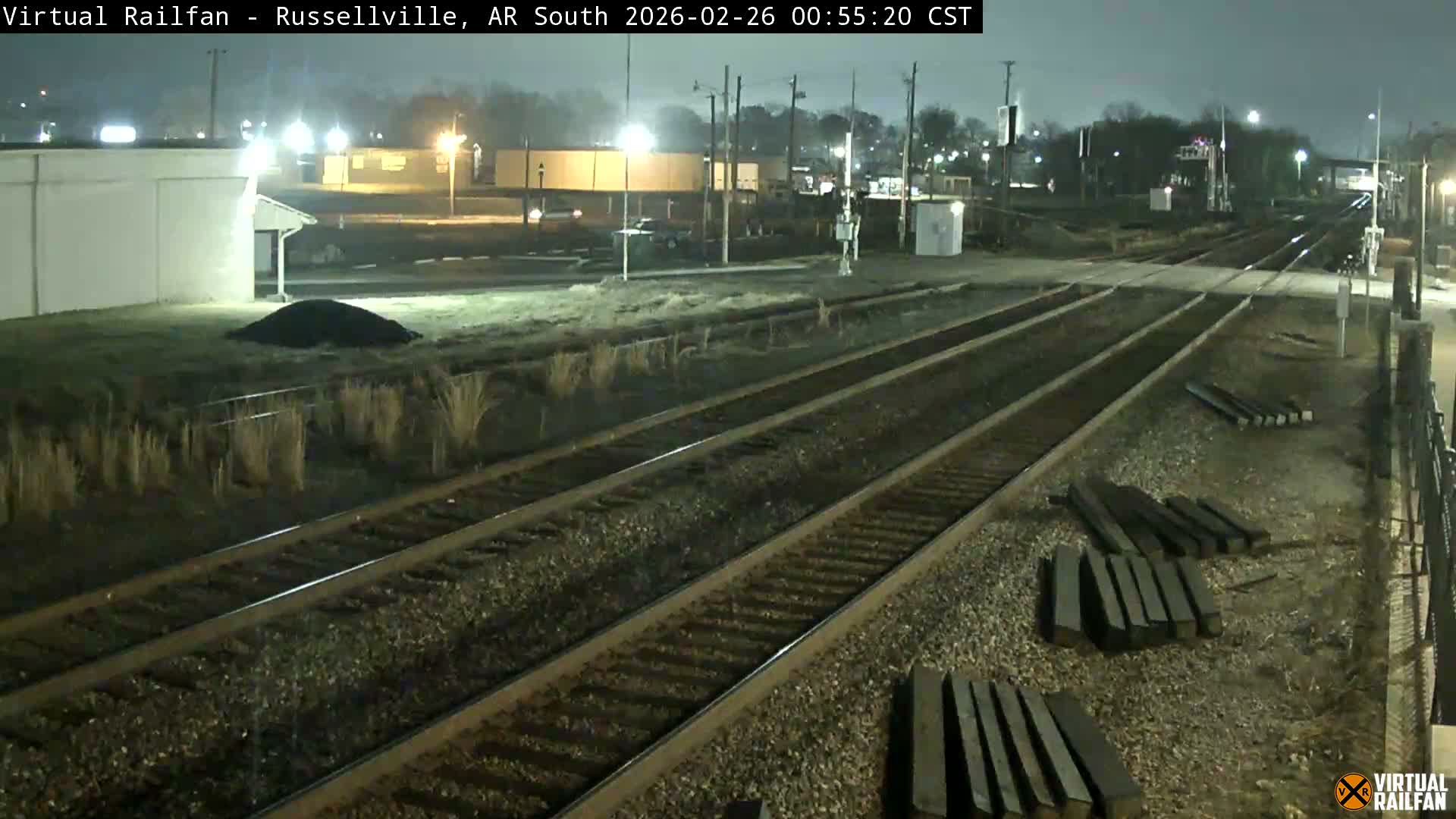 Russellville Railroad Crossing Junction Live Cam - Russellville, Pope, Arkansas, USA 