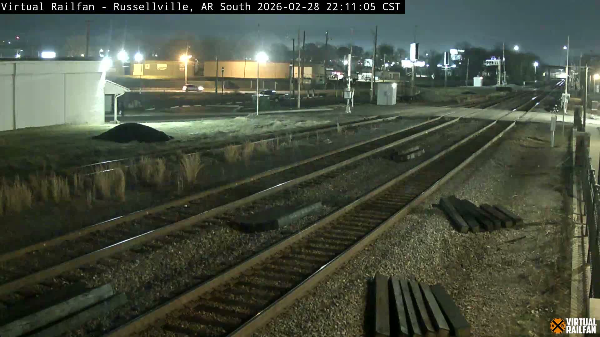 Russellville Railroad Crossing Junction Live Cam - Russellville, Pope, Arkansas, USA 
