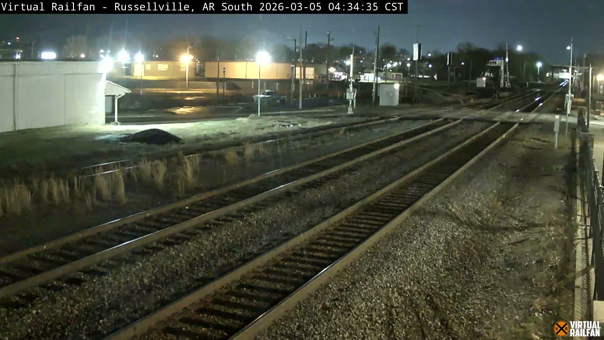 Russellville Railroad Crossing Junction Live Cam - Russellville, Pope, Arkansas, USA 