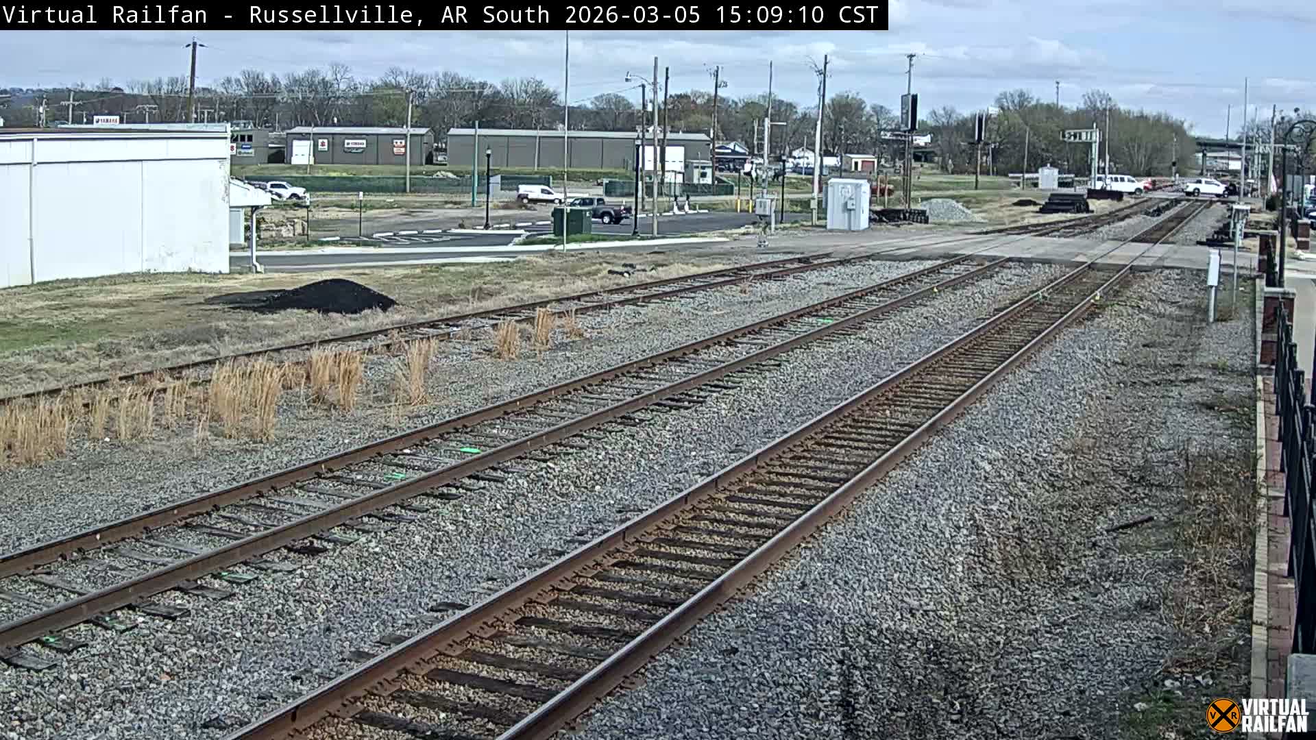 Russellville Railroad Crossing Junction Live Cam - Russellville, Pope, Arkansas, USA 