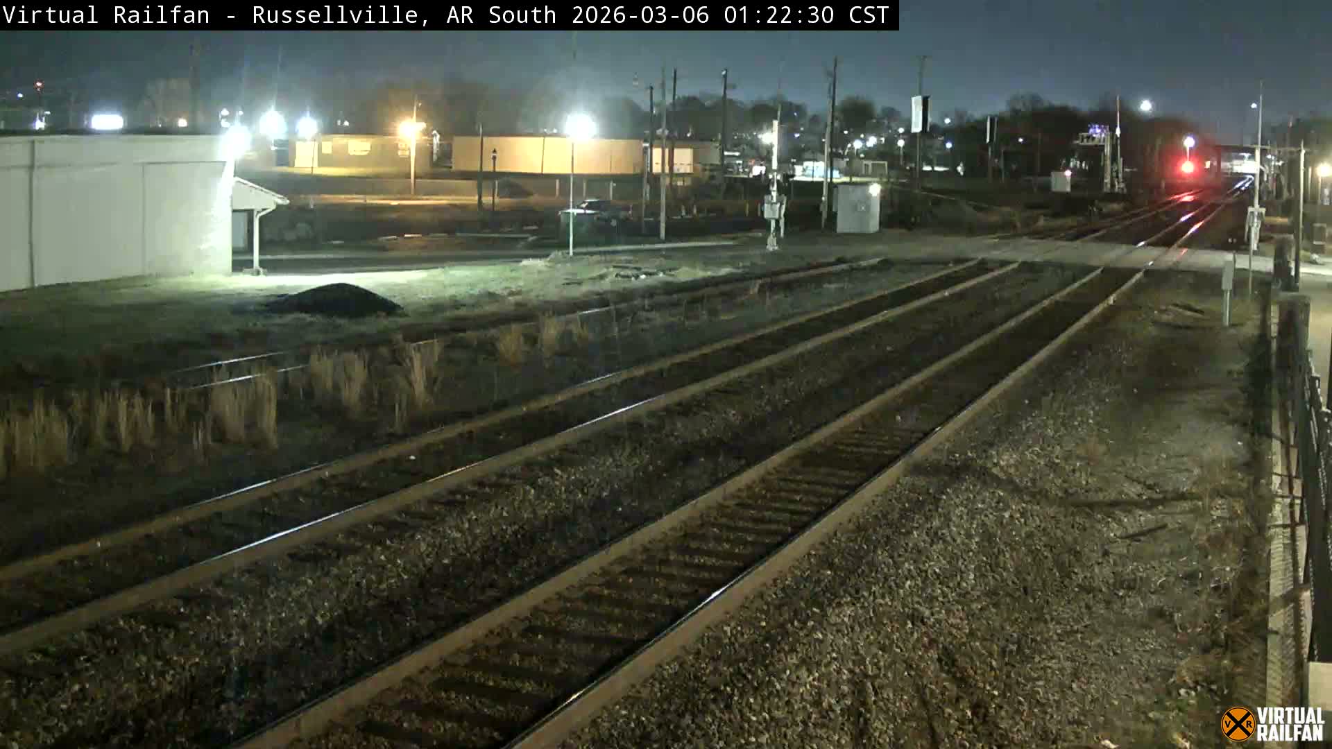Russellville Railroad Crossing Junction Live Cam - Russellville, Pope, Arkansas, USA 