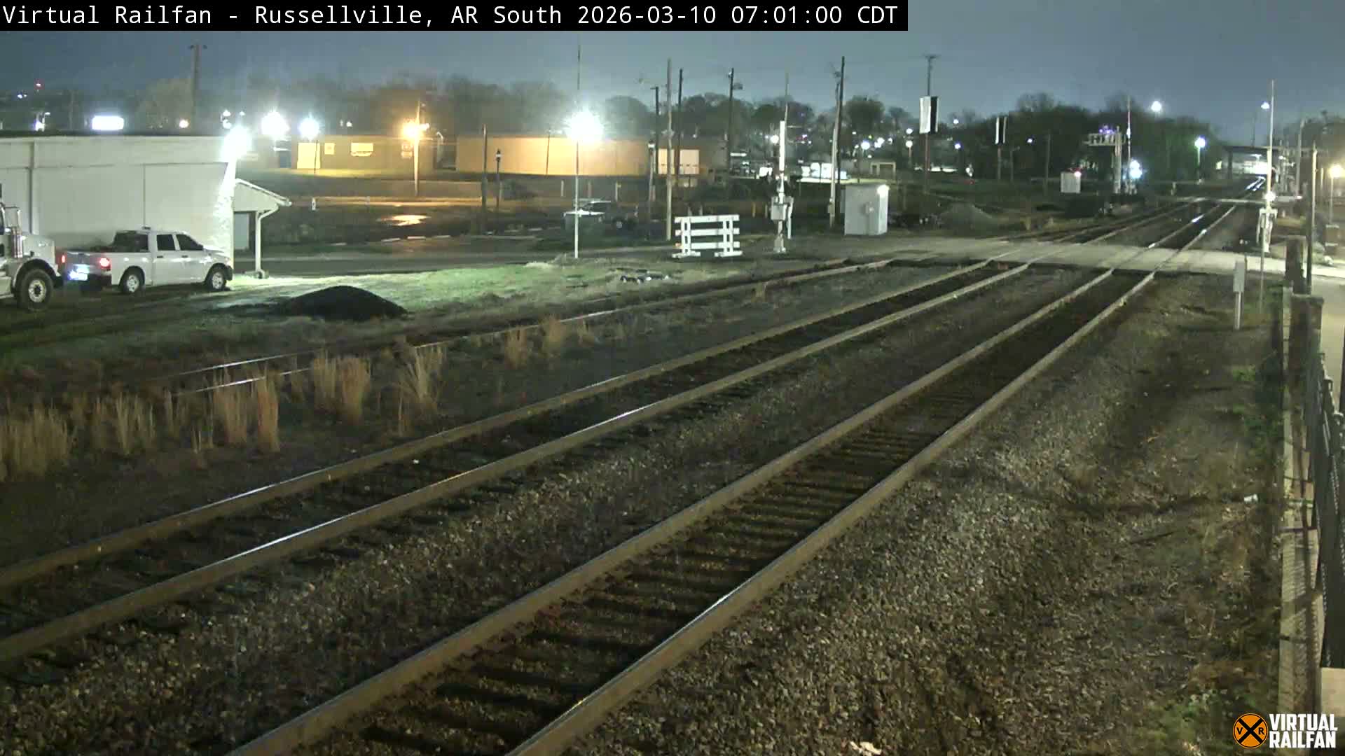 Russellville Railroad Crossing Junction Live Cam - Russellville, Pope, Arkansas, USA 