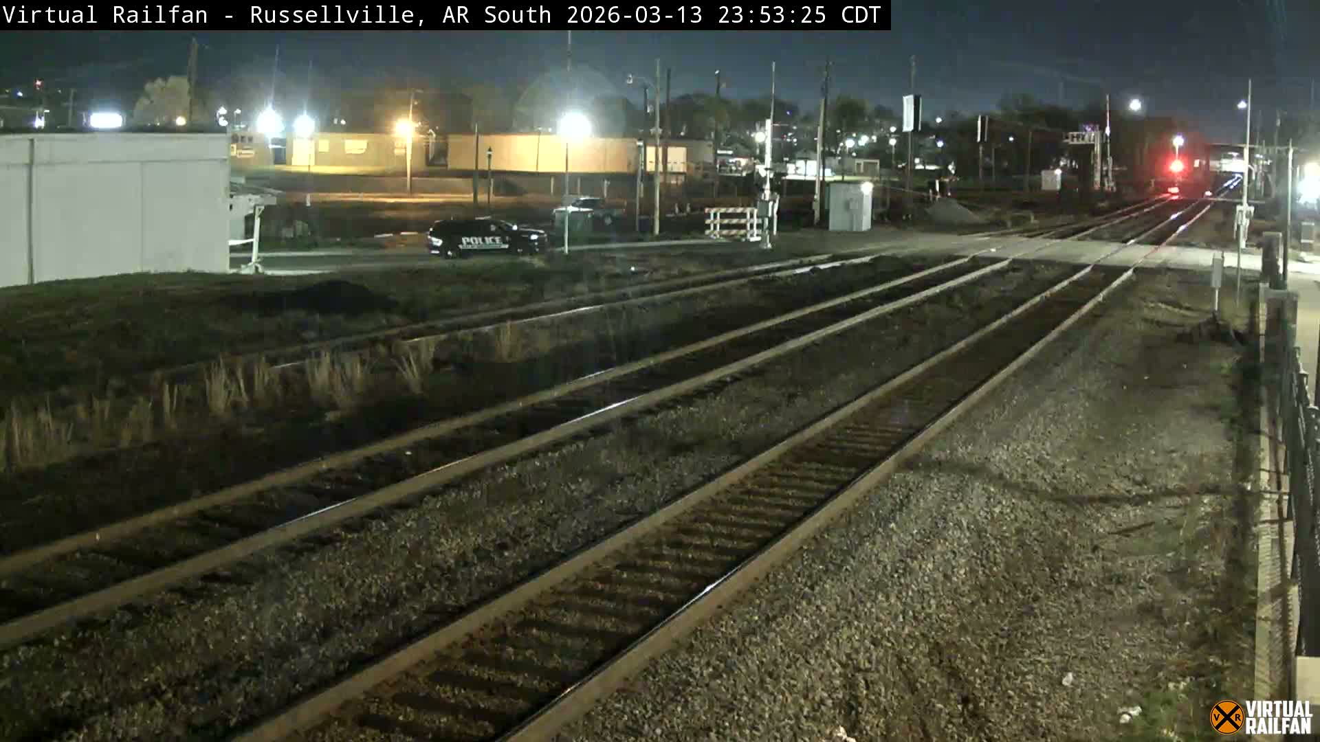 Russellville Railroad Crossing Junction Live Cam - Russellville, Pope, Arkansas, USA 
