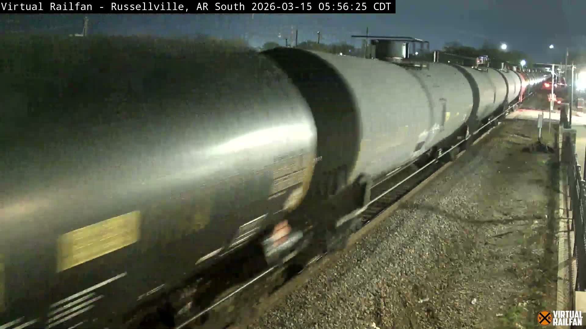 Russellville Railroad Crossing Junction Live Cam - Russellville, Pope, Arkansas, USA 