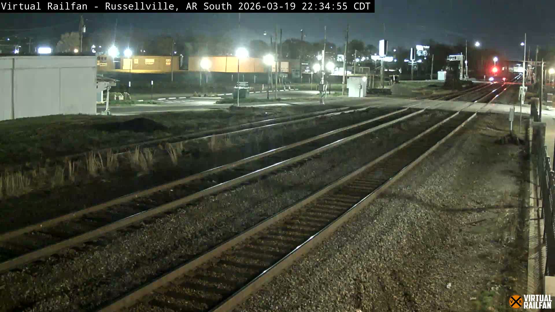 Russellville Railroad Crossing Junction Live Cam - Russellville, Pope, Arkansas, USA 