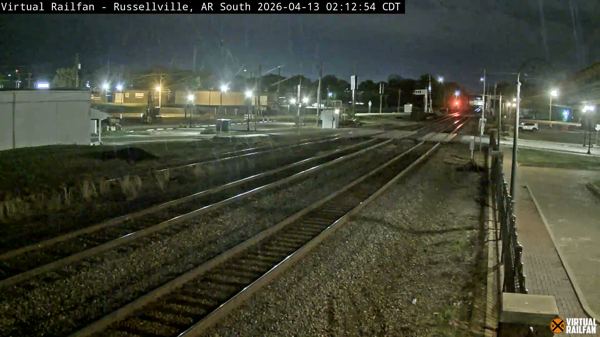 Russellville Railroad Crossing Junction Live Cam - Russellville, Pope, Arkansas, USA 