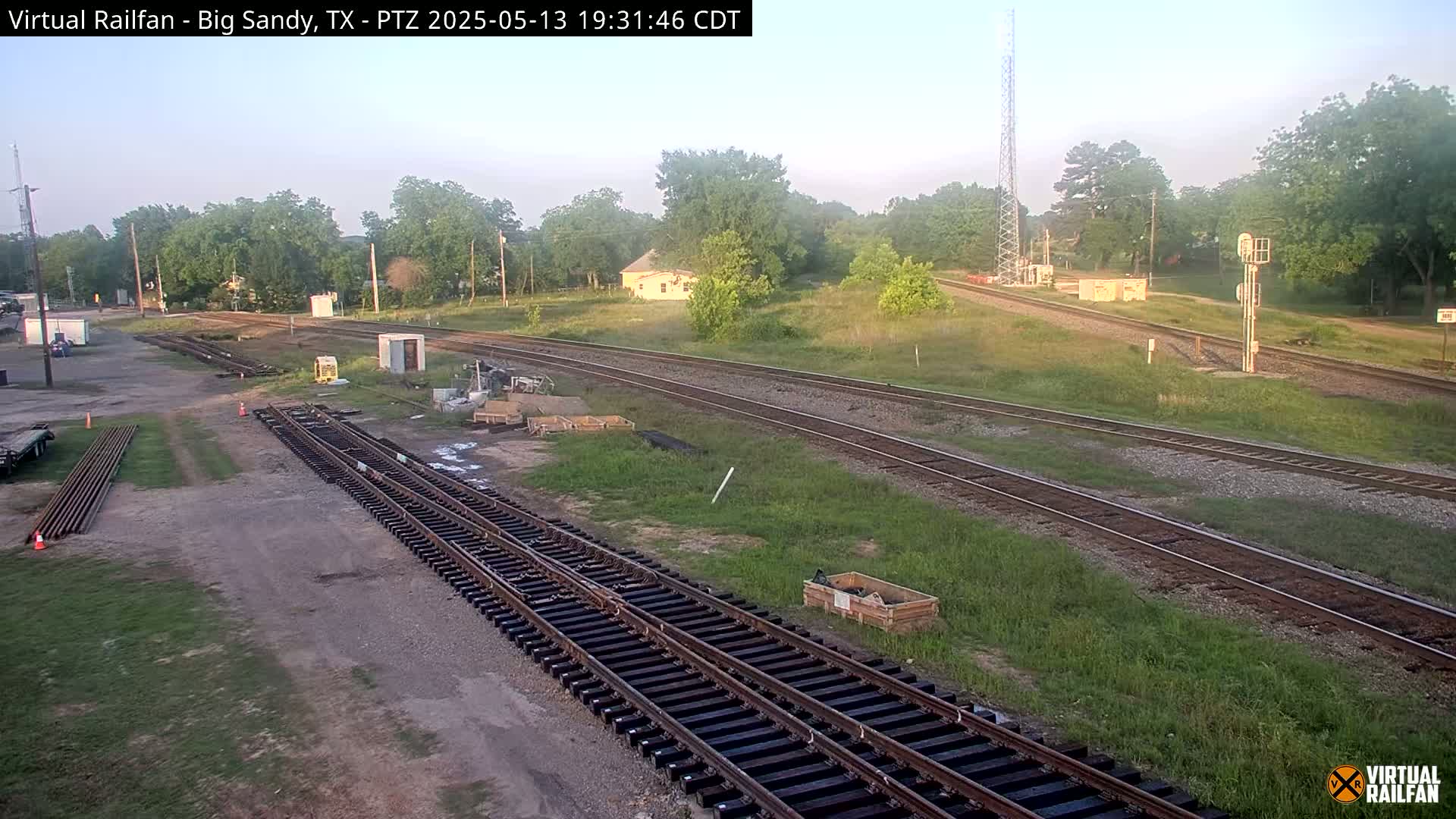 Big Sandy Railroad Junction Live Cam - Big Sandy, Upshur, Texas, USA