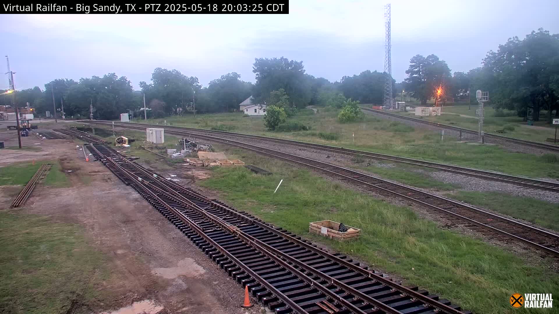 Big Sandy Railroad Junction Live Cam - Big Sandy, Upshur, Texas, USA