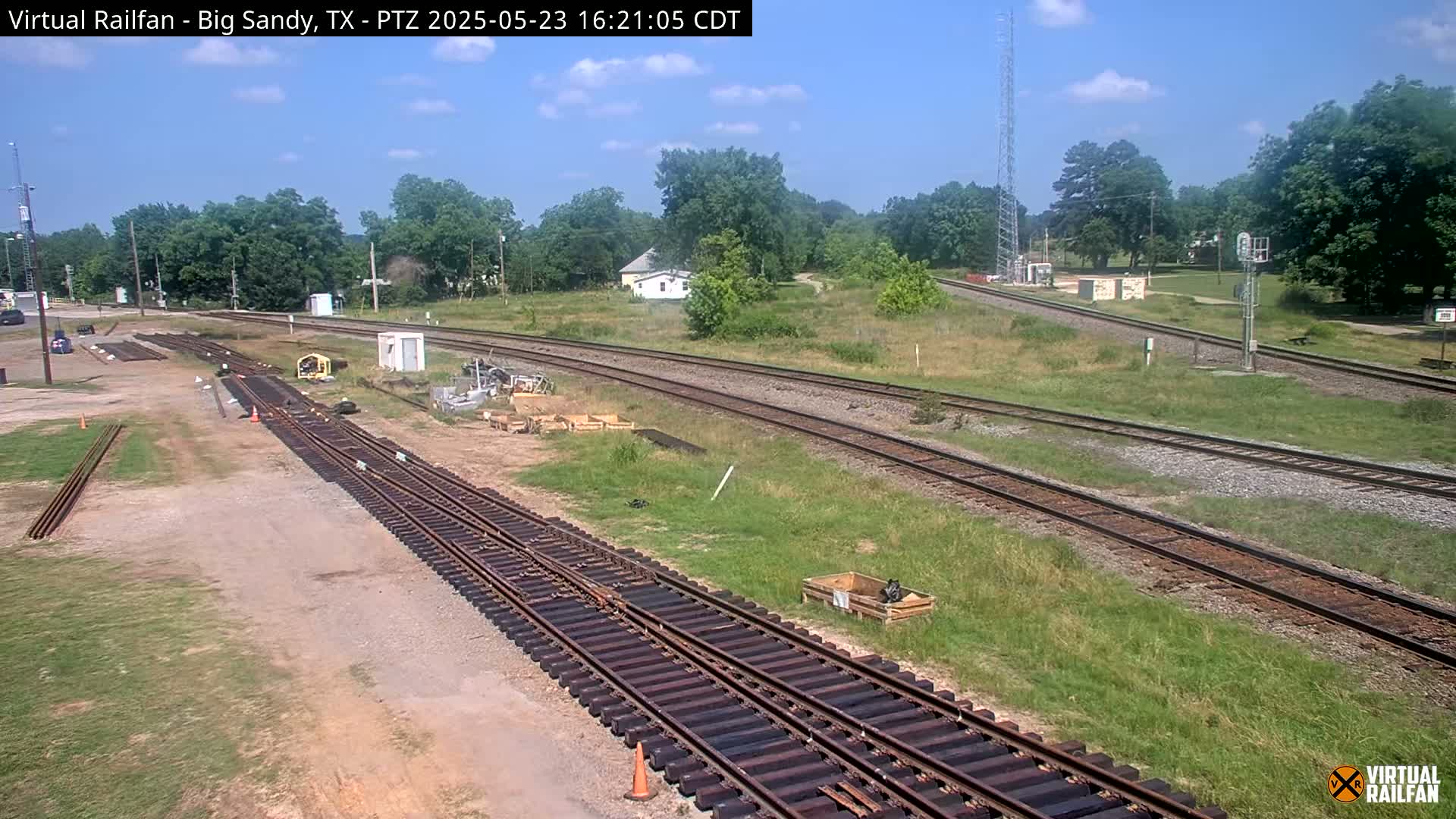 Big Sandy Railroad Junction Live Cam - Big Sandy, Upshur, Texas, USA