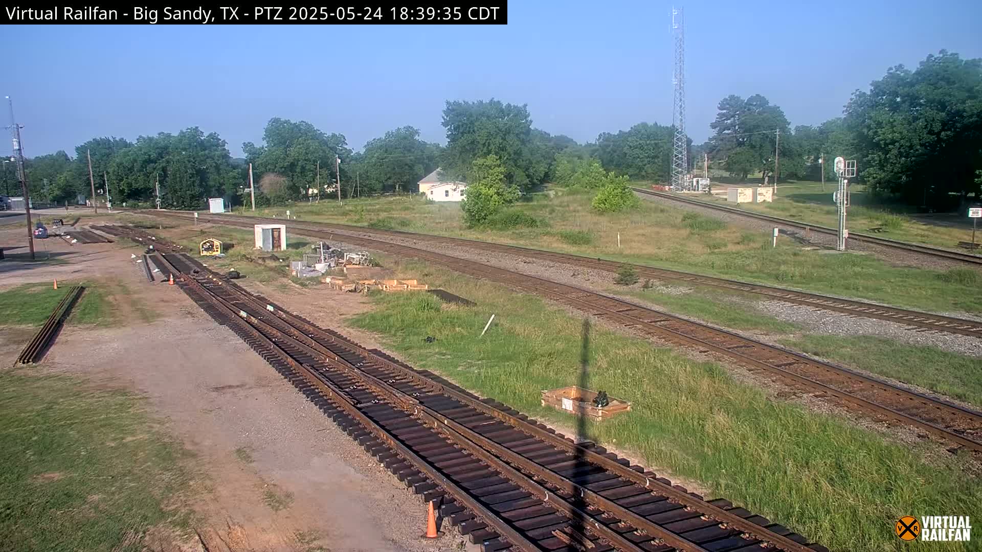 Big Sandy Railroad Junction Live Cam - Big Sandy, Upshur, Texas, USA