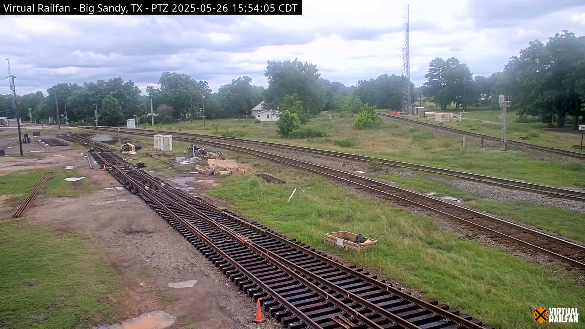 Big Sandy Railroad Junction Live Cam - Big Sandy, Upshur, Texas, USA