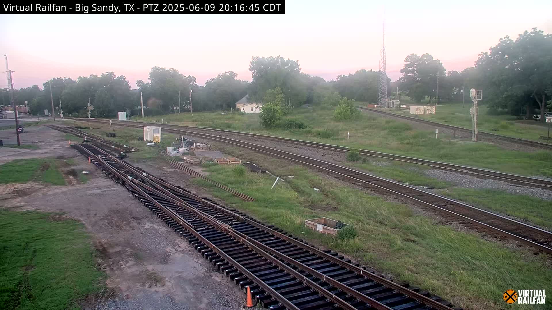 Big Sandy Railroad Junction Live Cam - Big Sandy, Upshur, Texas, USA