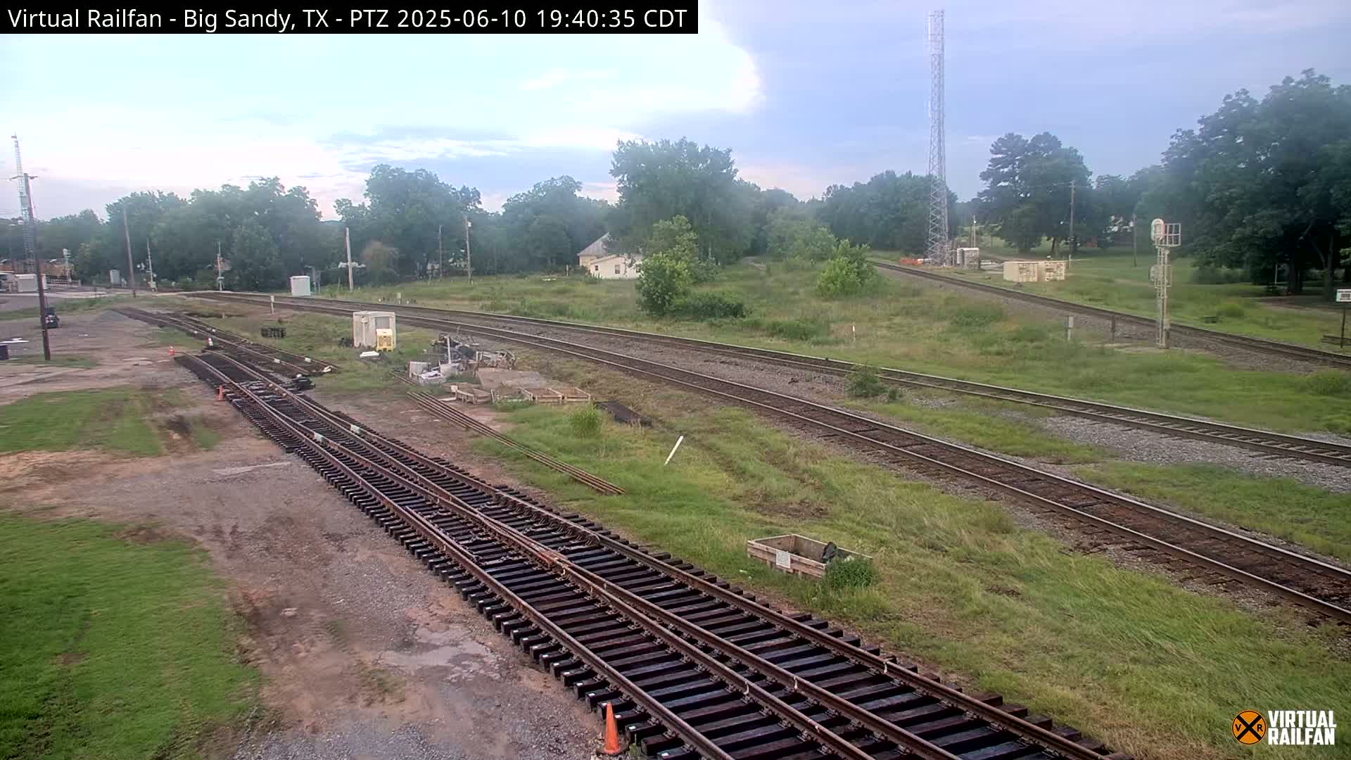 Big Sandy Railroad Junction Live Cam - Big Sandy, Upshur, Texas, USA