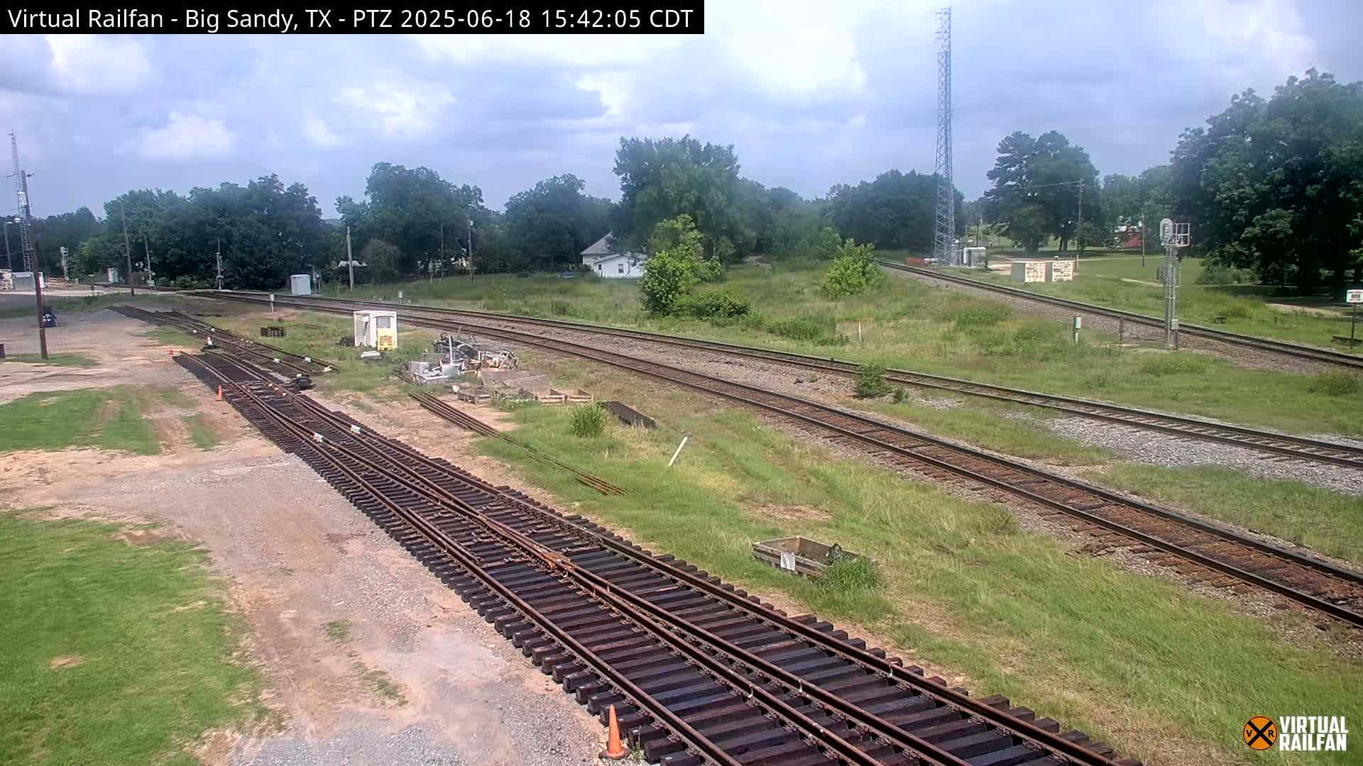 Big Sandy Railroad Junction Live Cam - Big Sandy, Upshur, Texas, USA