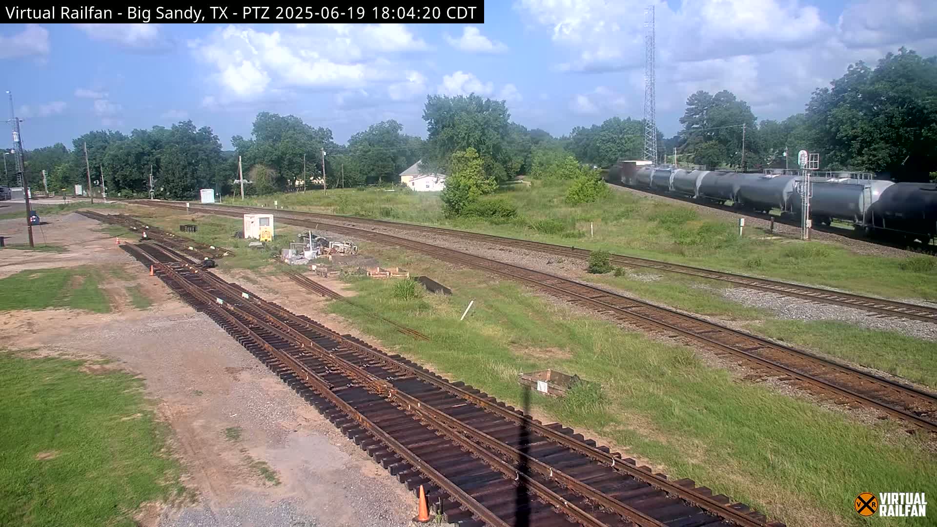 Big Sandy Railroad Junction Live Cam - Big Sandy, Upshur, Texas, USA