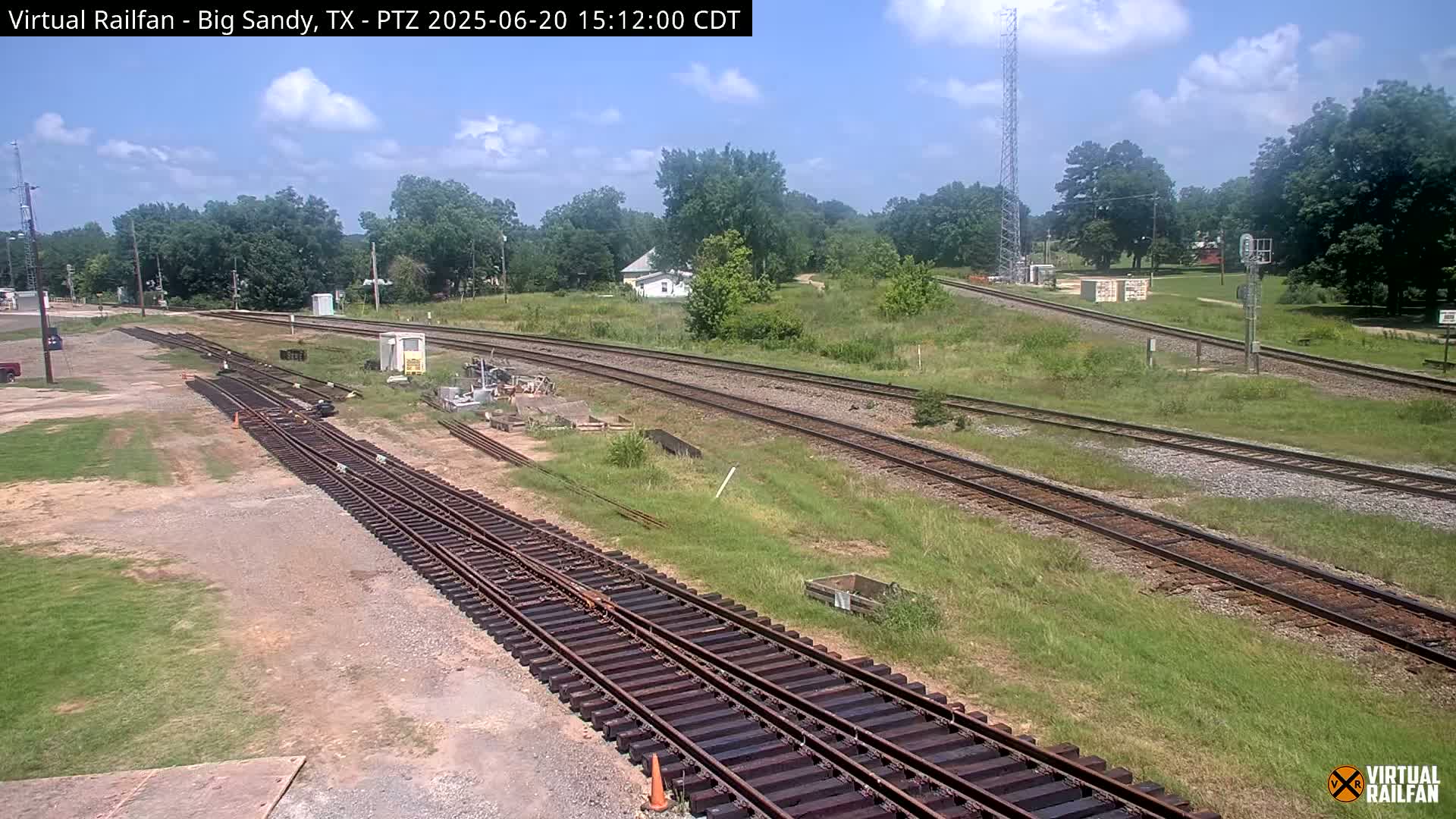 Big Sandy Railroad Junction Live Cam - Big Sandy, Upshur, Texas, USA