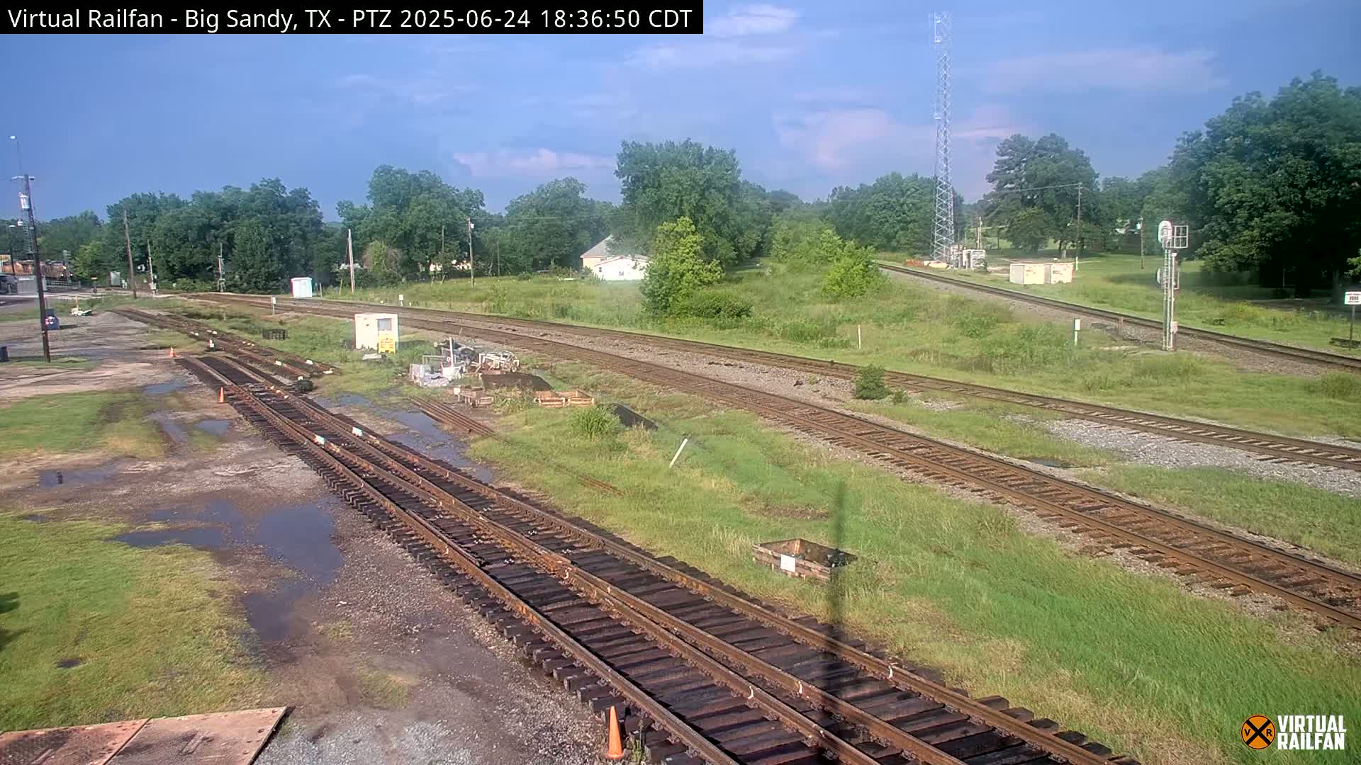 Big Sandy Railroad Junction Live Cam - Big Sandy, Upshur, Texas, USA