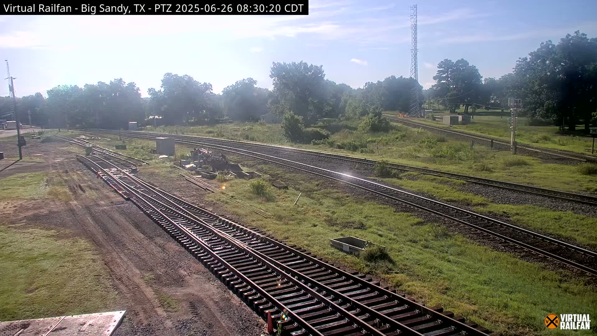 Big Sandy Railroad Junction Live Cam - Big Sandy, Upshur, Texas, USA