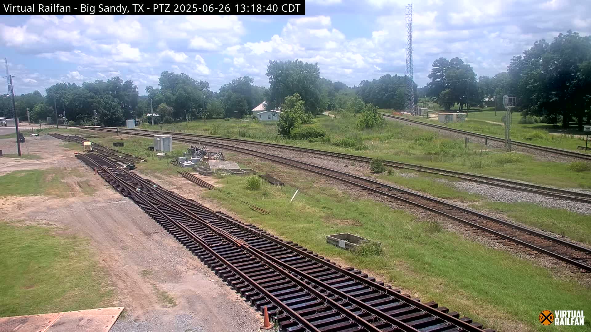 Big Sandy Railroad Junction Live Cam - Big Sandy, Upshur, Texas, USA