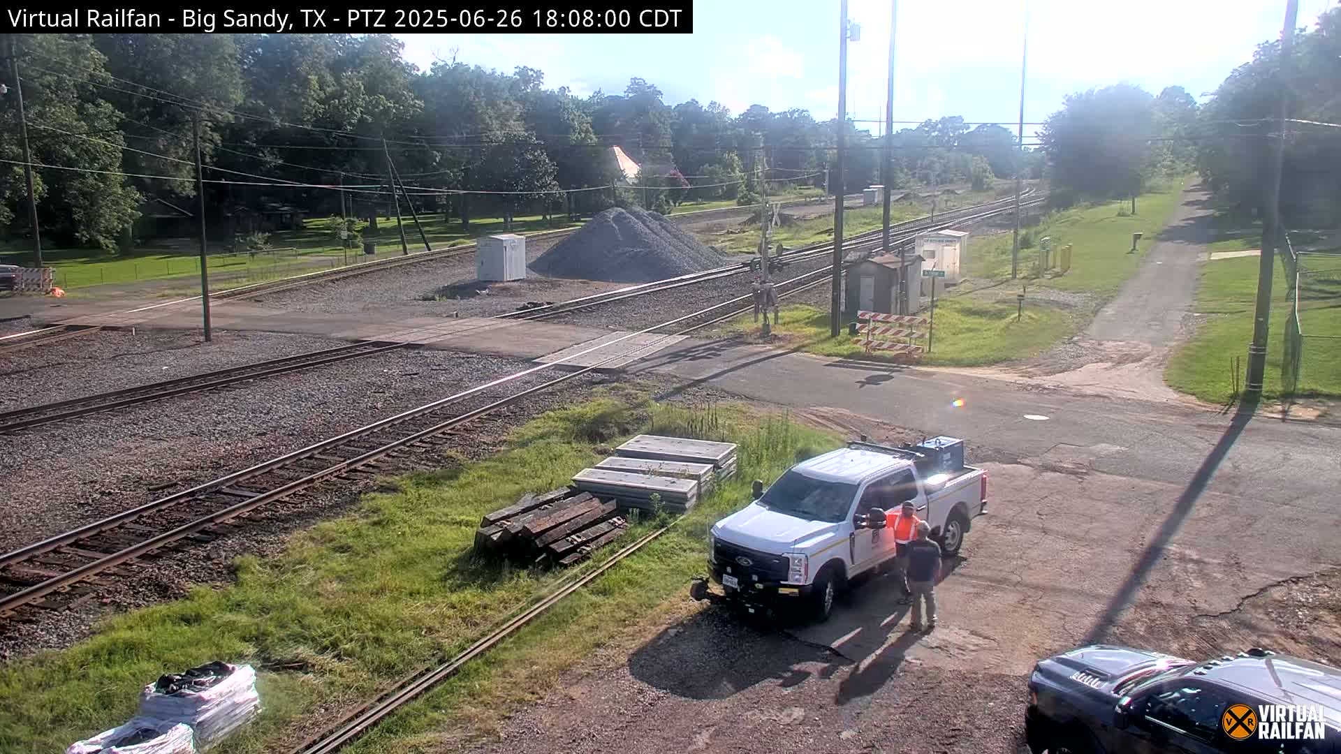 Big Sandy Railroad Junction Live Cam - Big Sandy, Upshur, Texas, USA