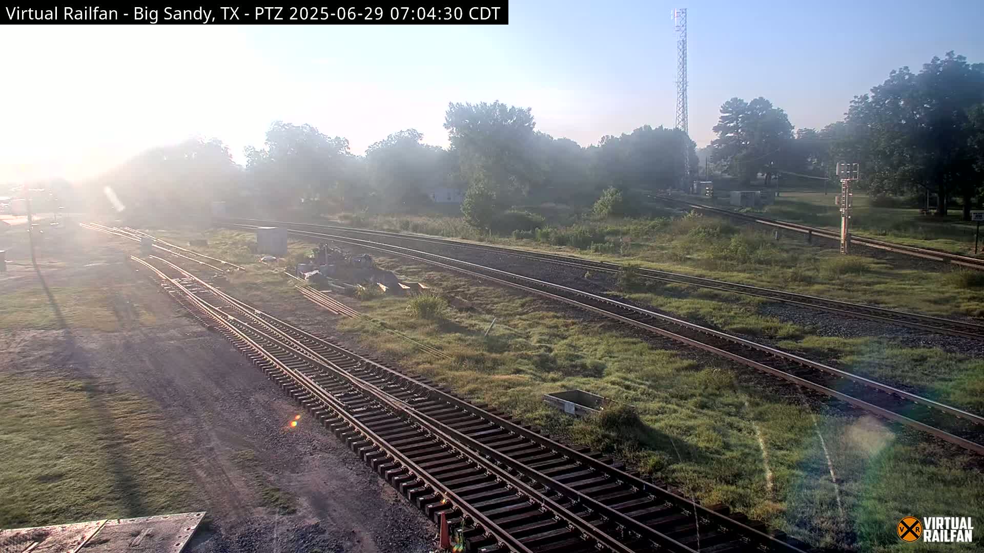 Big Sandy Railroad Junction Live Cam - Big Sandy, Upshur, Texas, USA