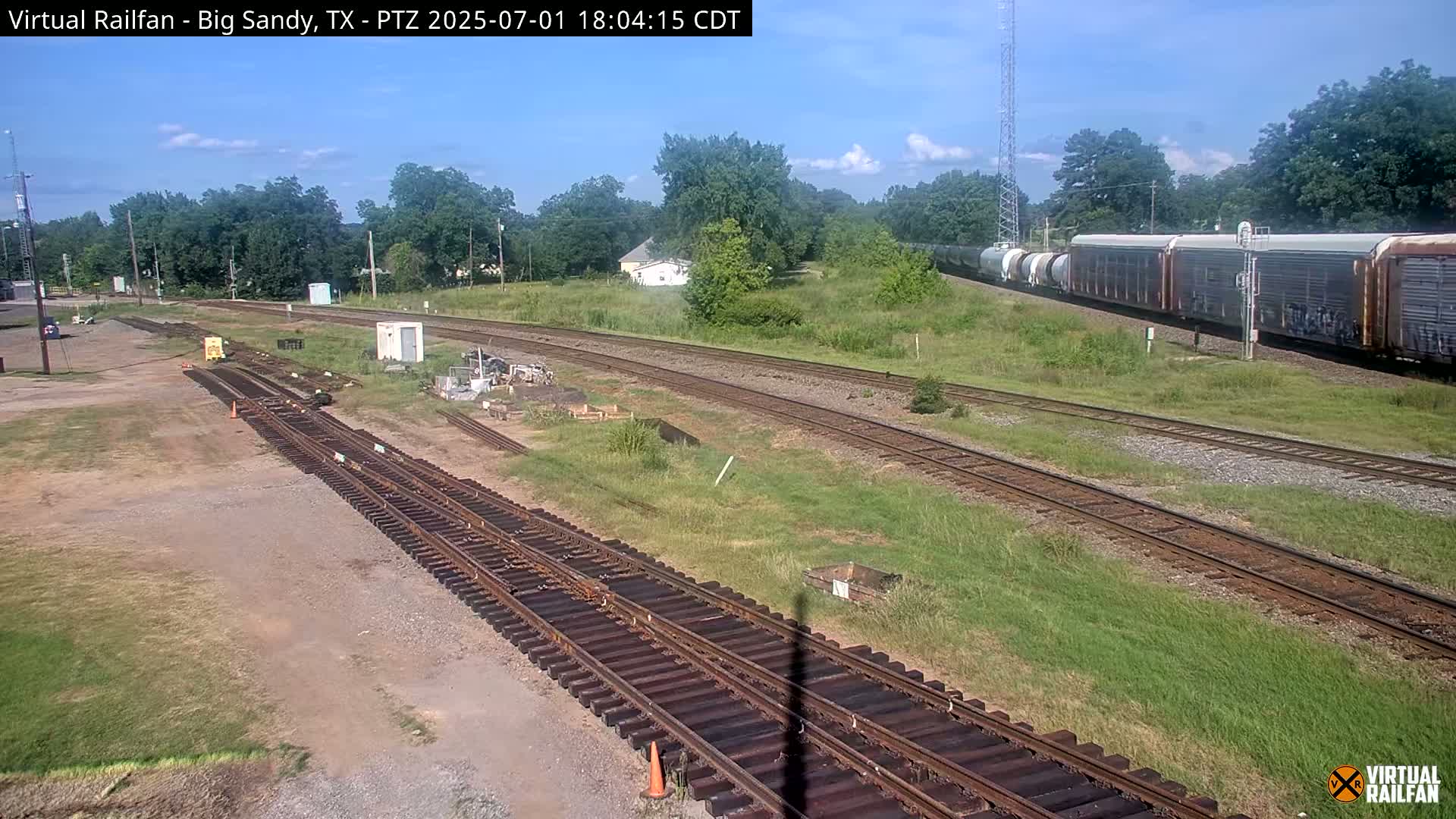 Big Sandy Railroad Junction Live Cam - Big Sandy, Upshur, Texas, USA