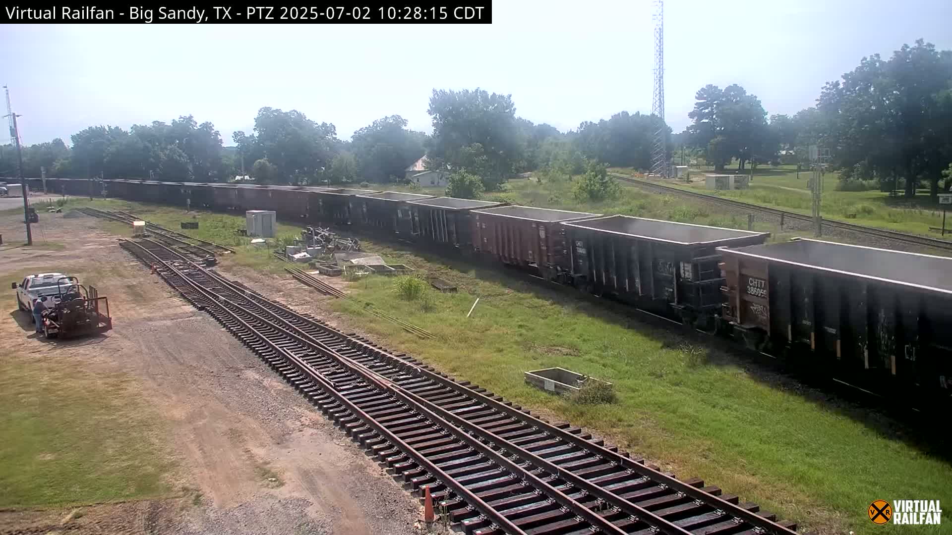 Big Sandy Railroad Junction Live Cam - Big Sandy, Upshur, Texas, USA