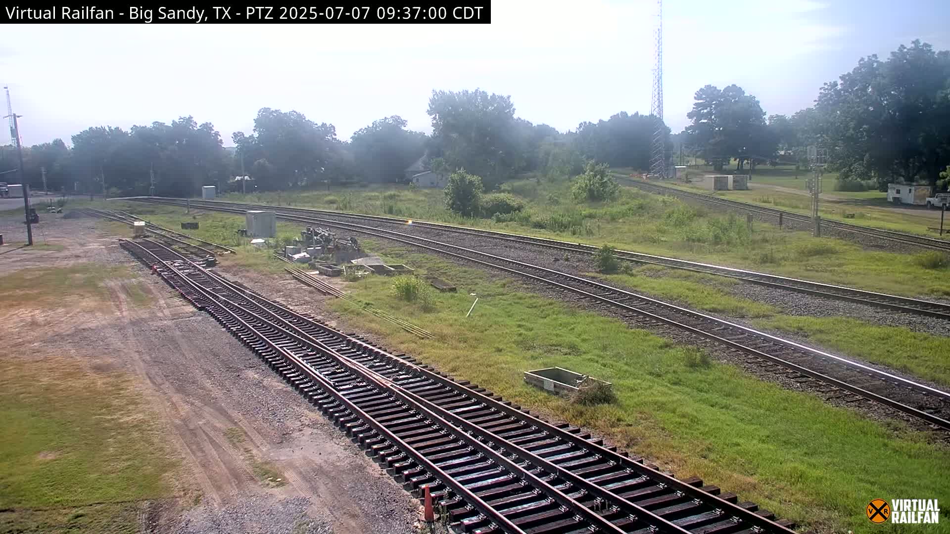 Big Sandy Railroad Junction Live Cam - Big Sandy, Upshur, Texas, USA