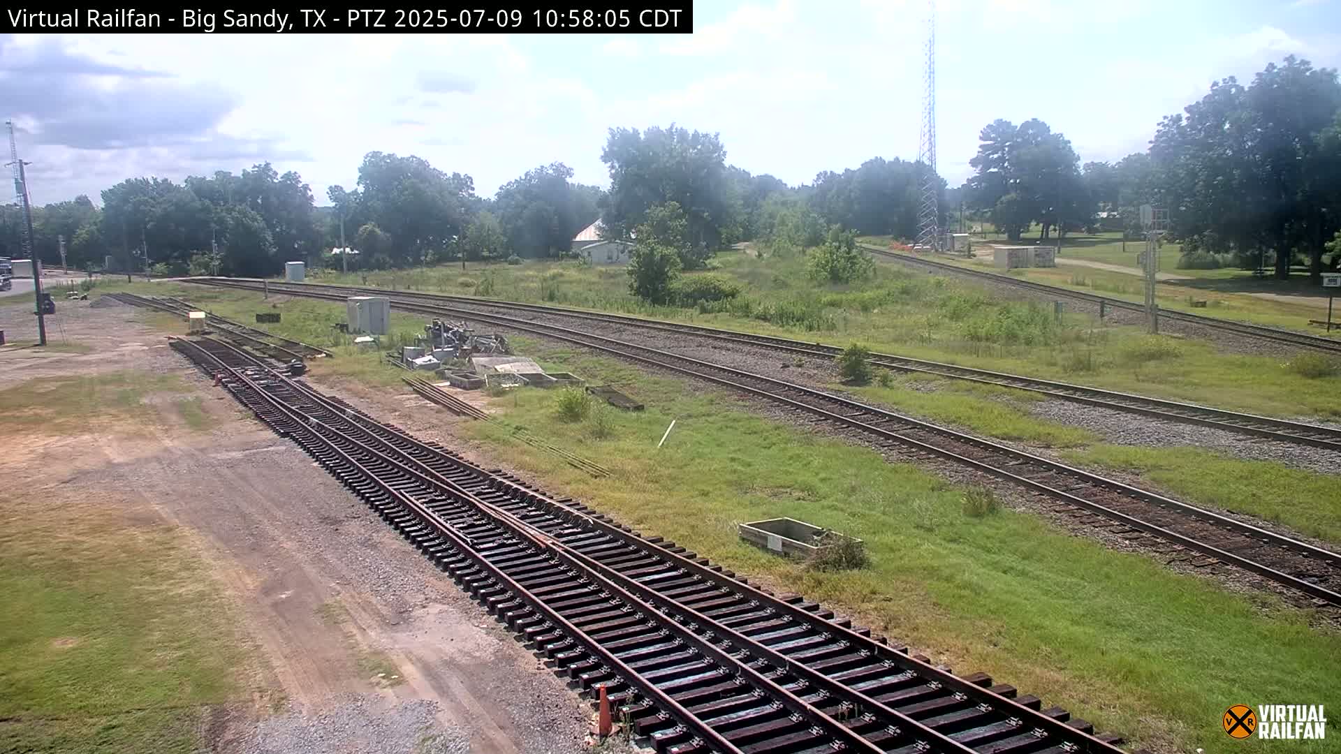 Big Sandy Railroad Junction Live Cam - Big Sandy, Upshur, Texas, USA