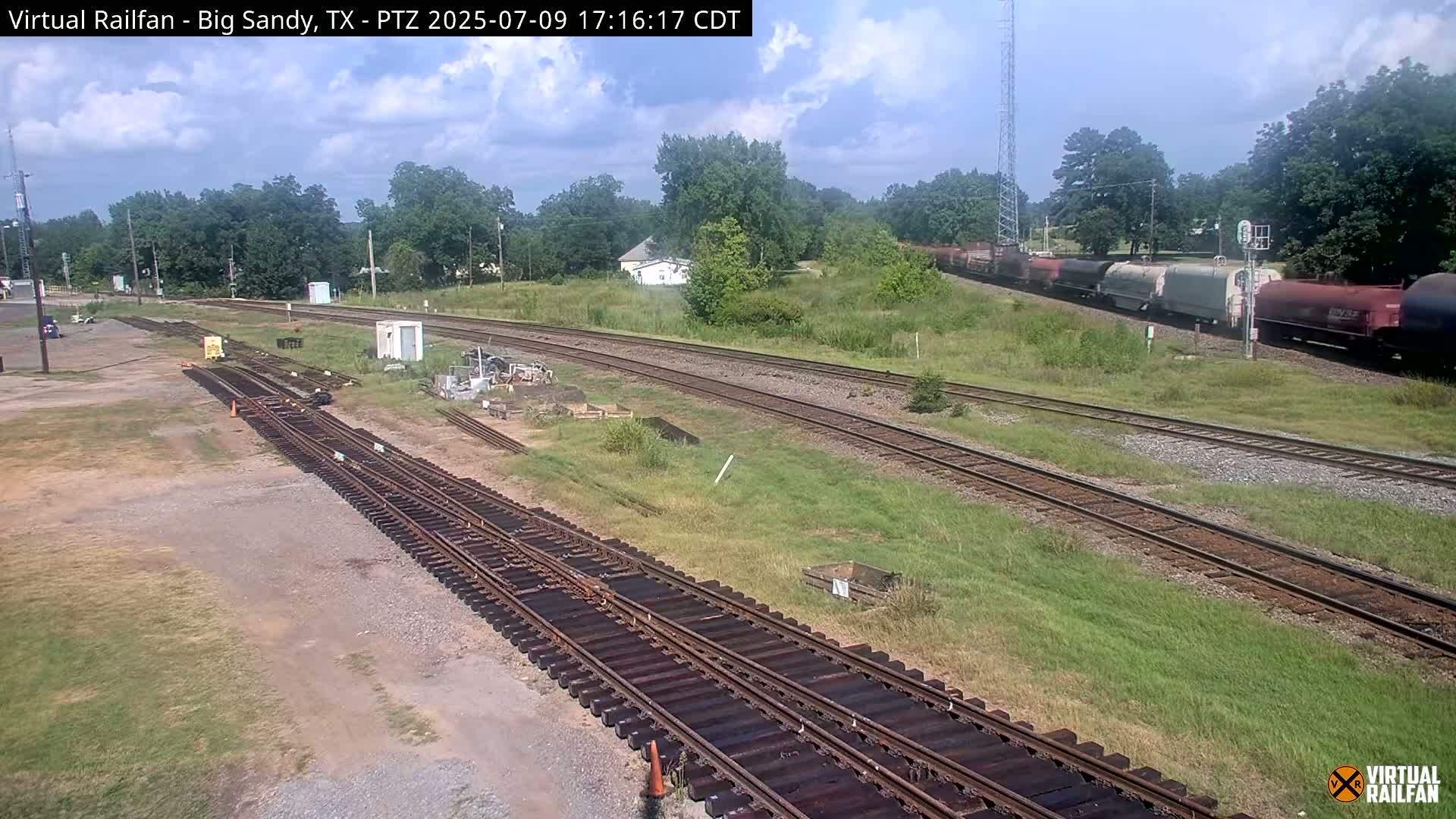 Big Sandy Railroad Junction Live Cam - Big Sandy, Upshur, Texas, USA