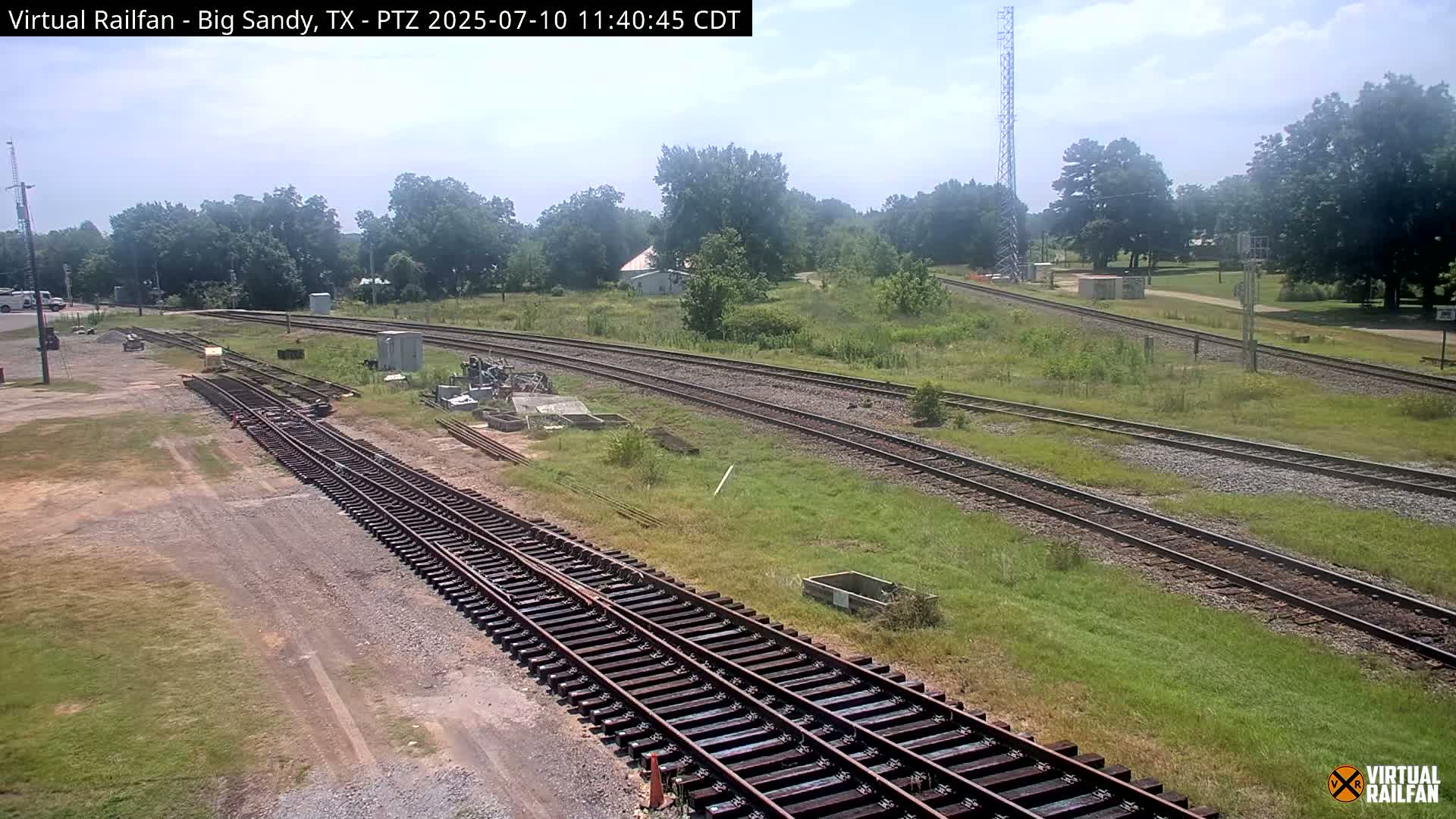 Big Sandy Railroad Junction Live Cam - Big Sandy, Upshur, Texas, USA