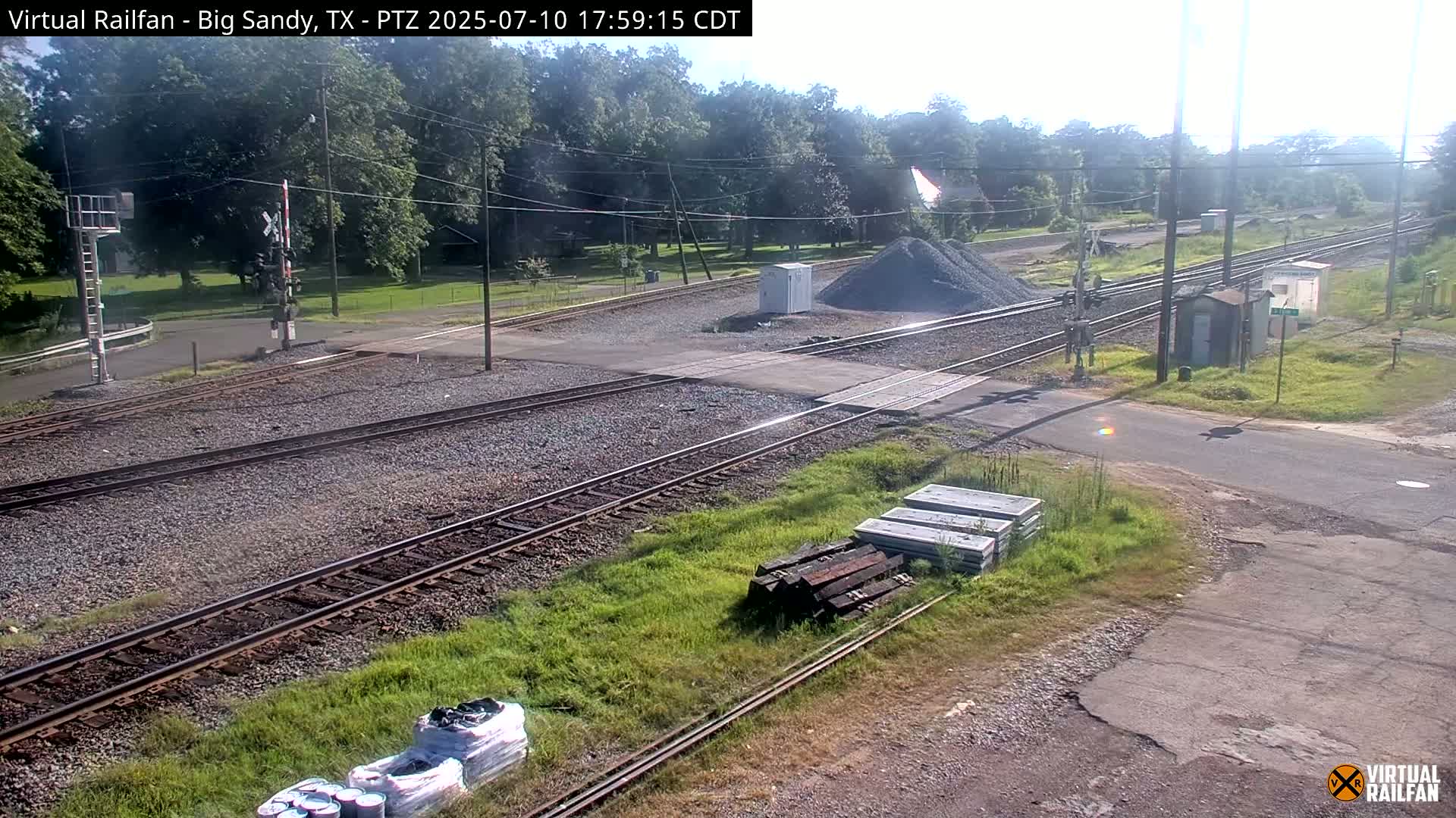 Big Sandy Railroad Junction Live Cam - Big Sandy, Upshur, Texas, USA
