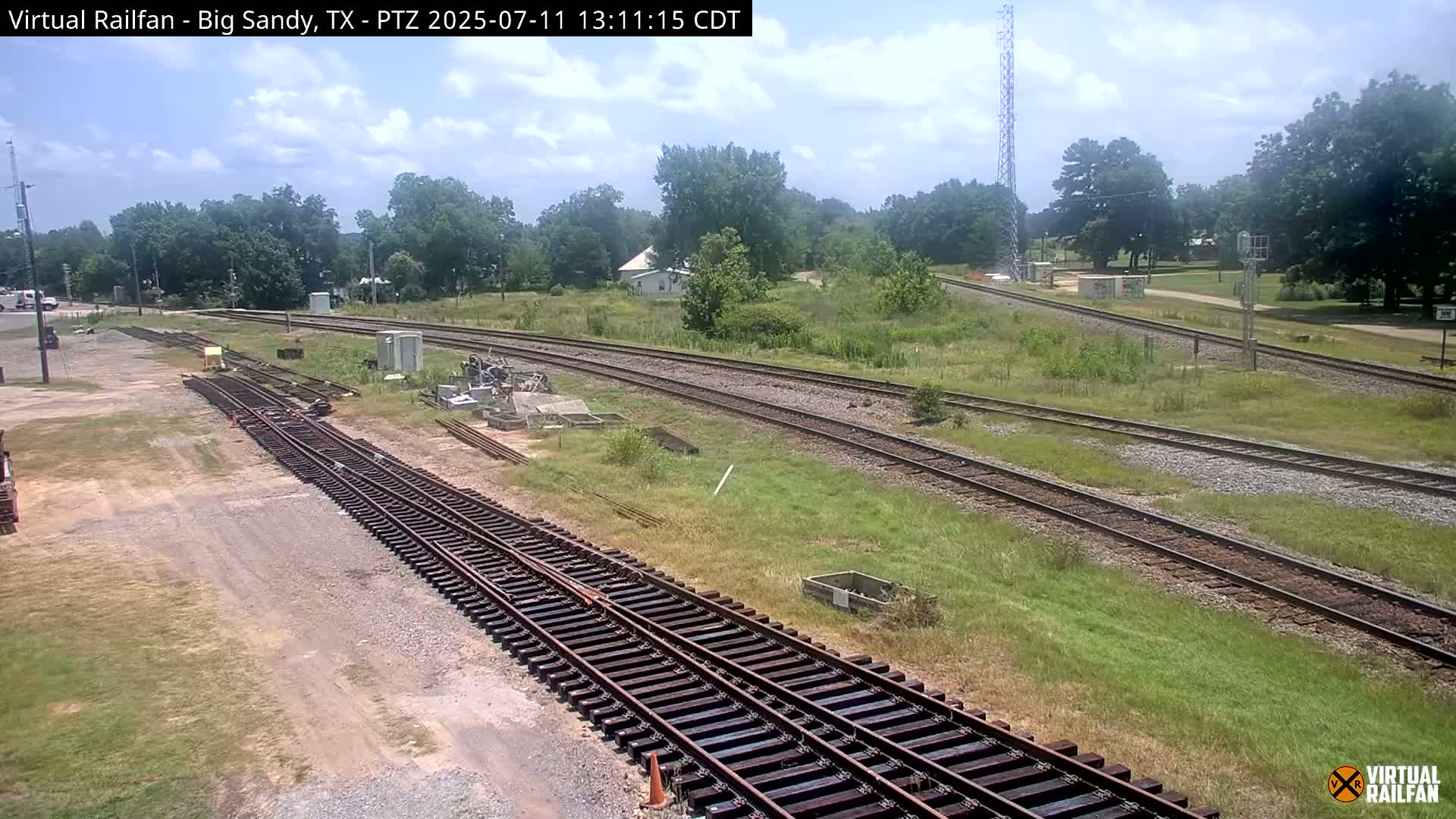 Big Sandy Railroad Junction Live Cam - Big Sandy, Upshur, Texas, USA