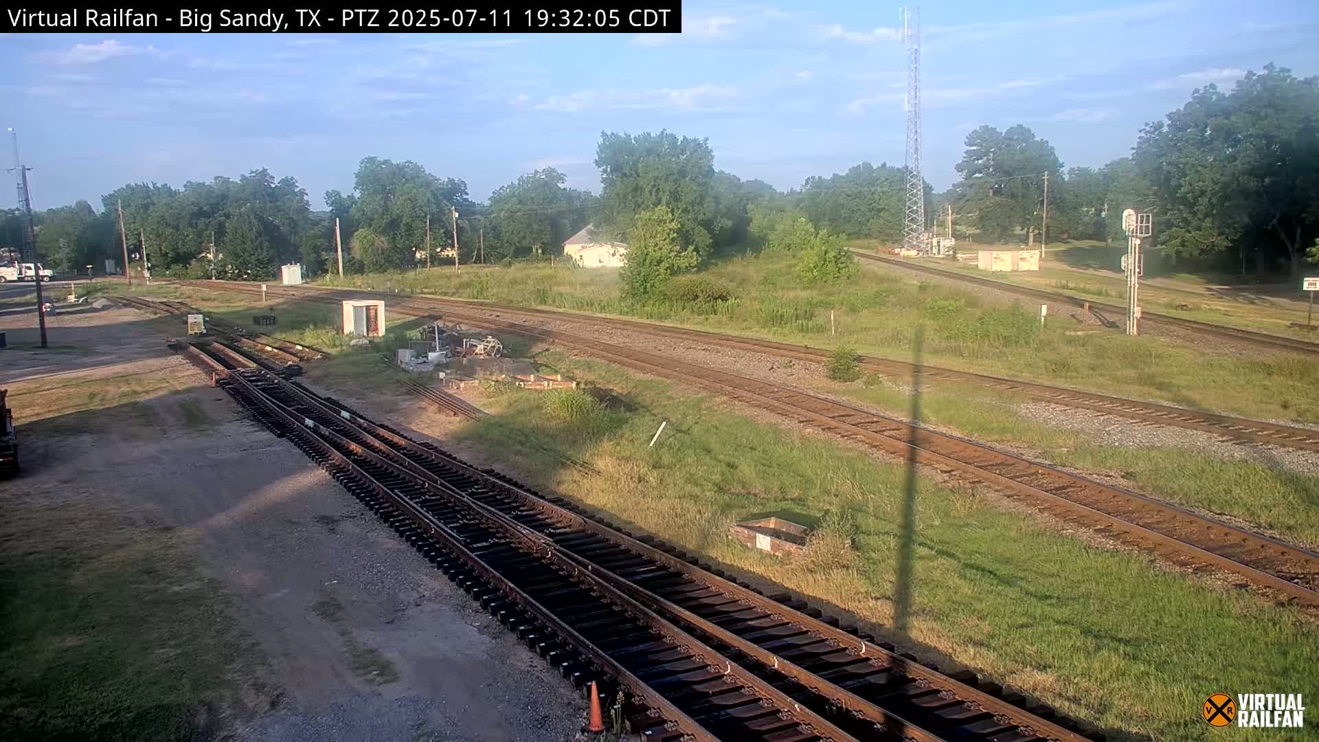 Big Sandy Railroad Junction Live Cam - Big Sandy, Upshur, Texas, USA